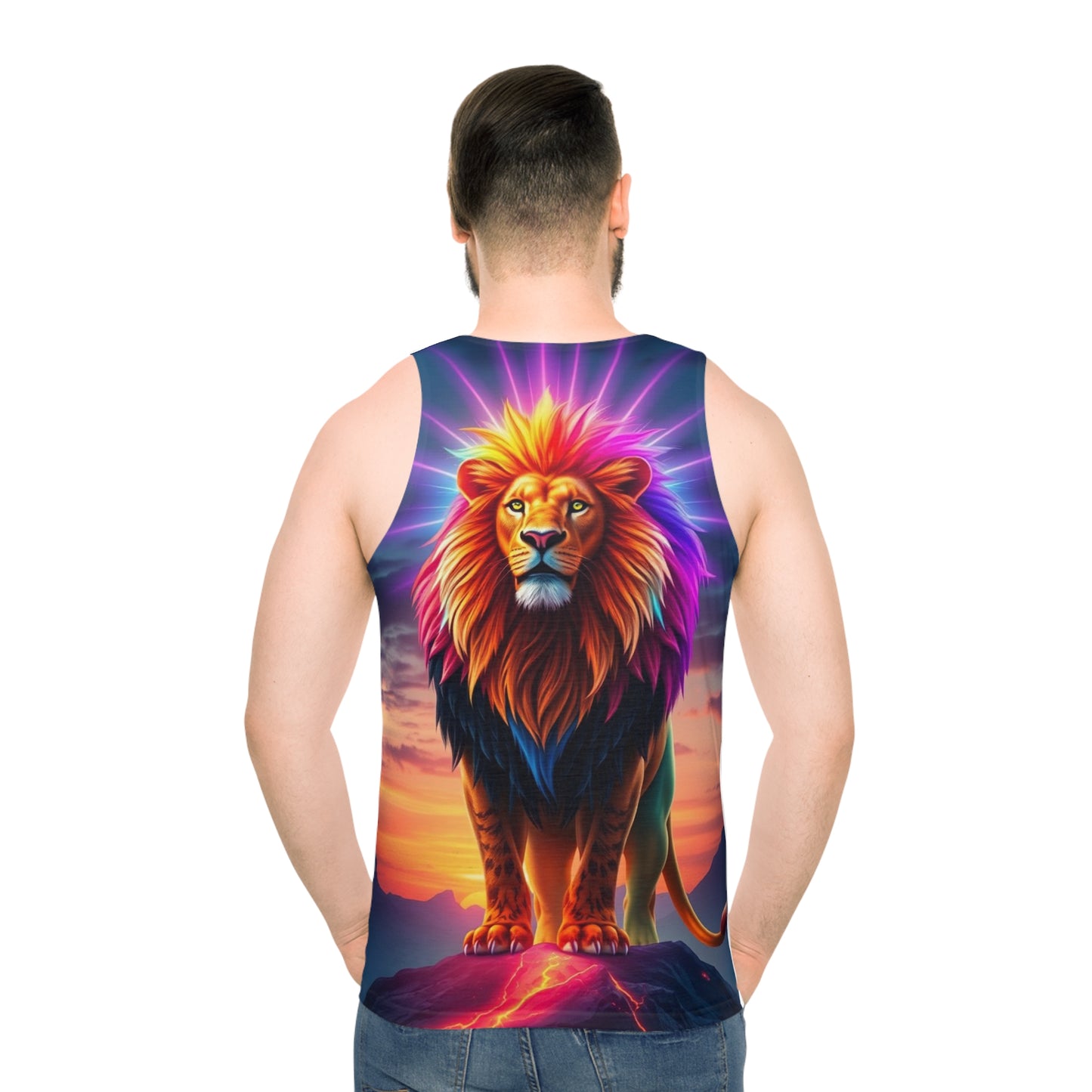 Royal Lion Tank Top — Crowned King Graphic Tank