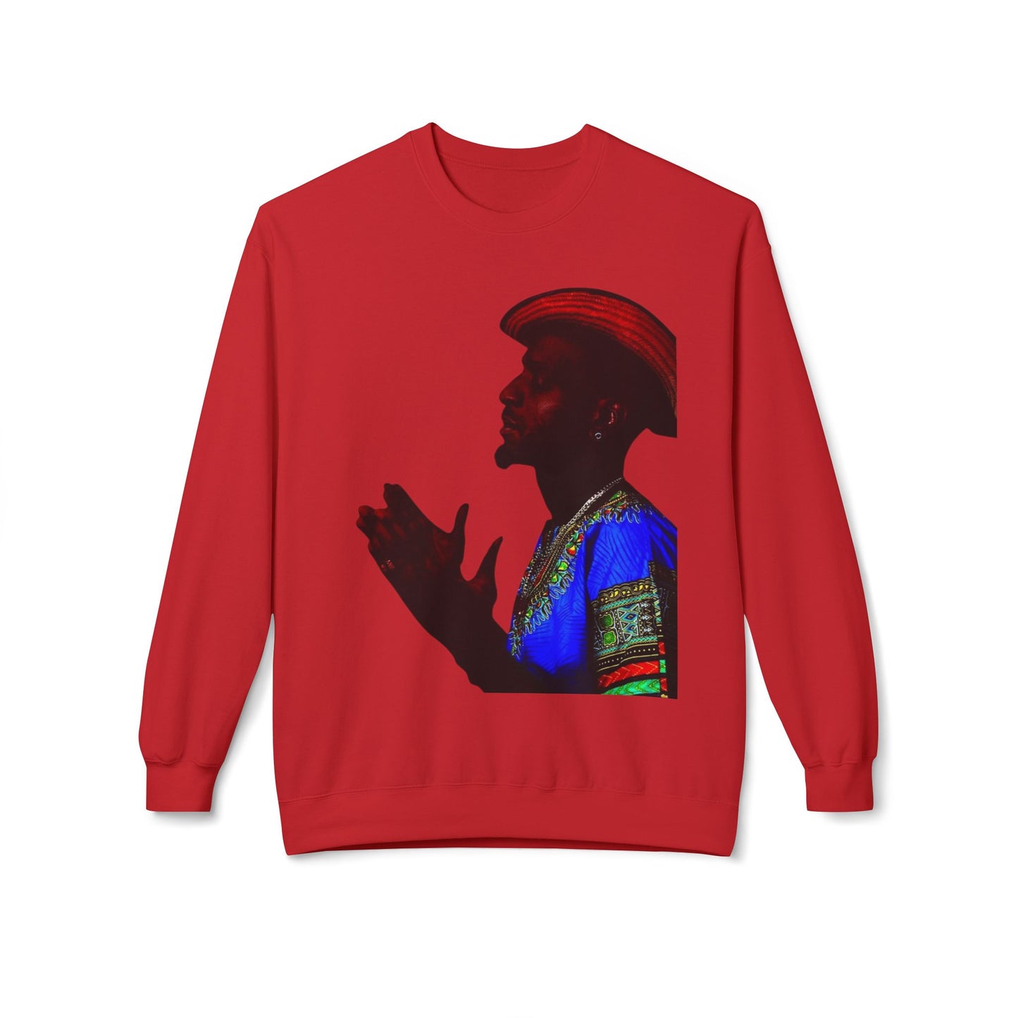 shirt local Cultural Vibes Crewneck Sweatshirt, Unisex Fleece Sweater, Ethnic Apparel, Holiday Gift, Cozy Fashion