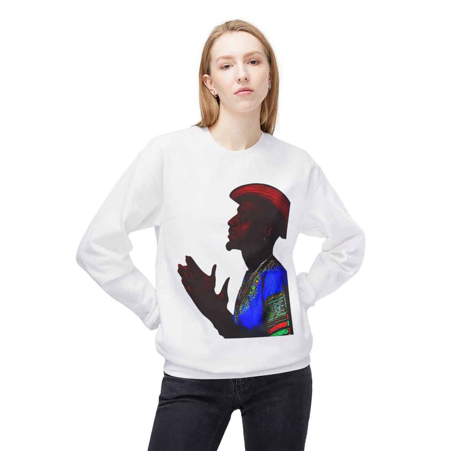 shirt local Cultural Vibes Crewneck Sweatshirt, Unisex Fleece Sweater, Ethnic Apparel, Holiday Gift, Cozy Fashion