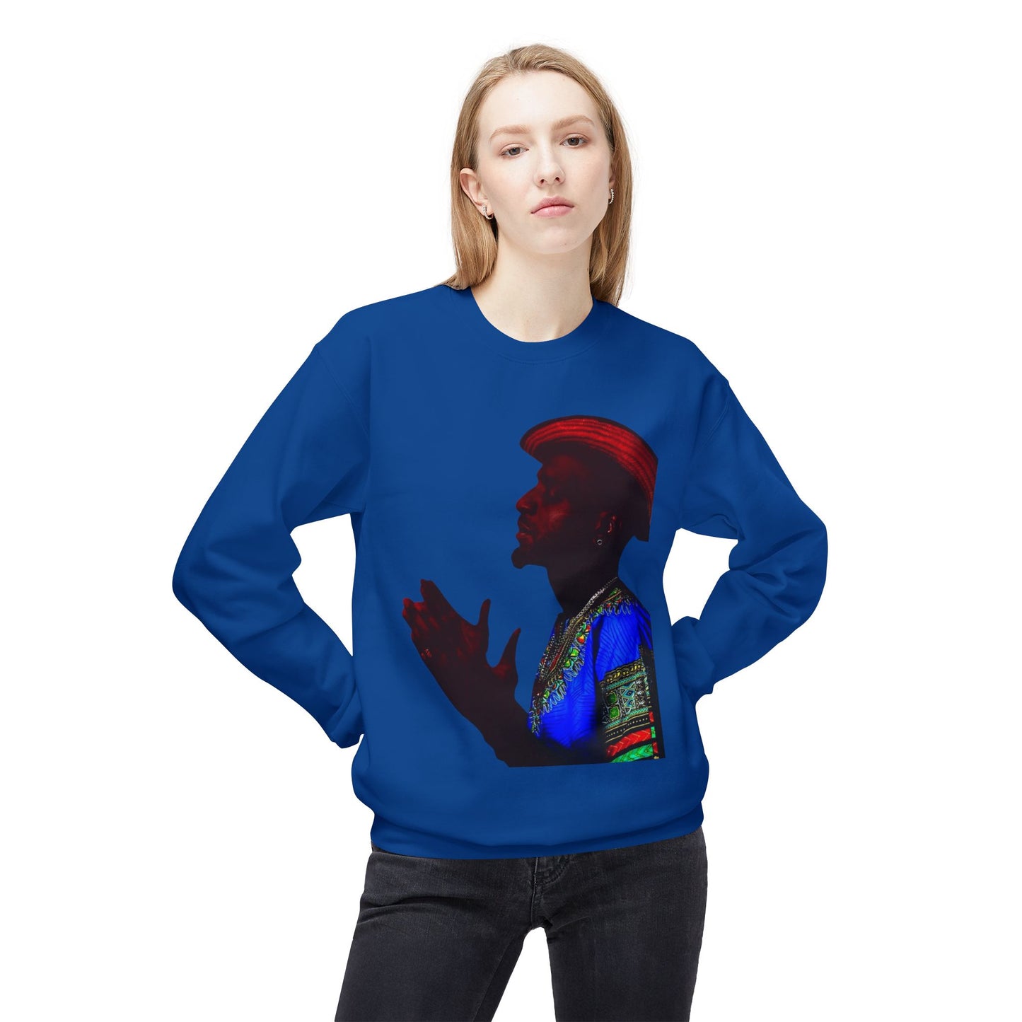 shirt local Cultural Vibes Crewneck Sweatshirt, Unisex Fleece Sweater, Ethnic Apparel, Holiday Gift, Cozy Fashion