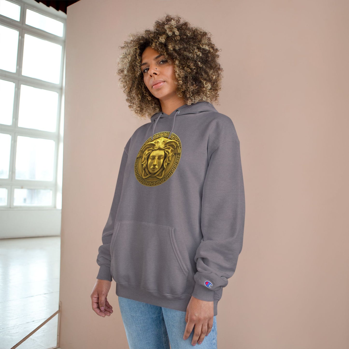 Gold Medusa Champion Hoodie