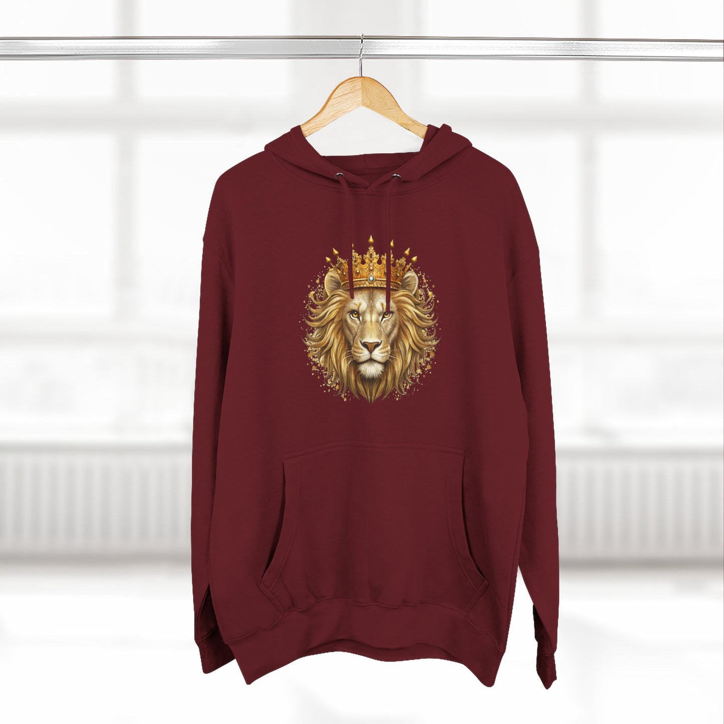 Lion King Crown Hoodie – Regal Lion Graphic Pullover