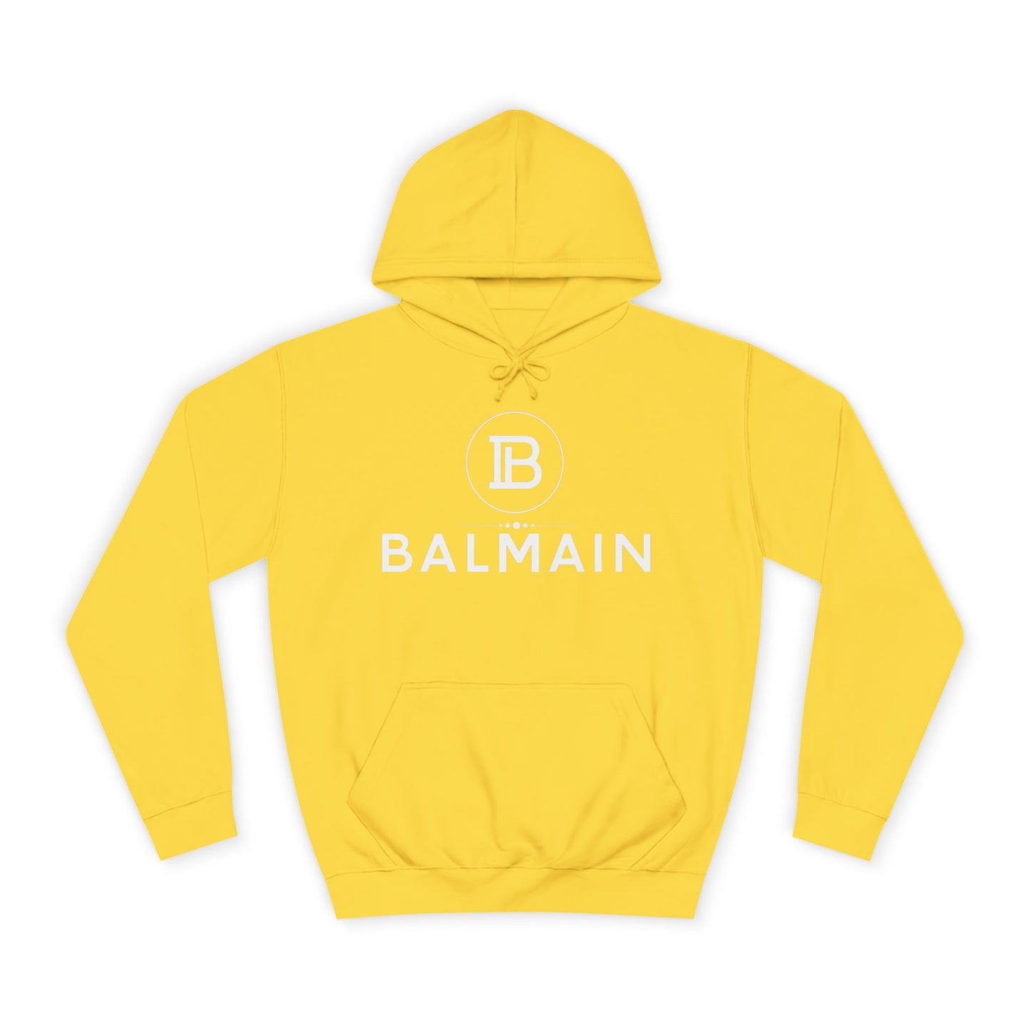 Stylish Unisex College Hoodie with BALMAIN Logo