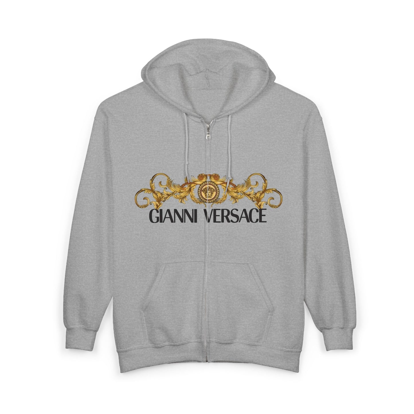 Gold Baroque Anniversary Zip Hoodie