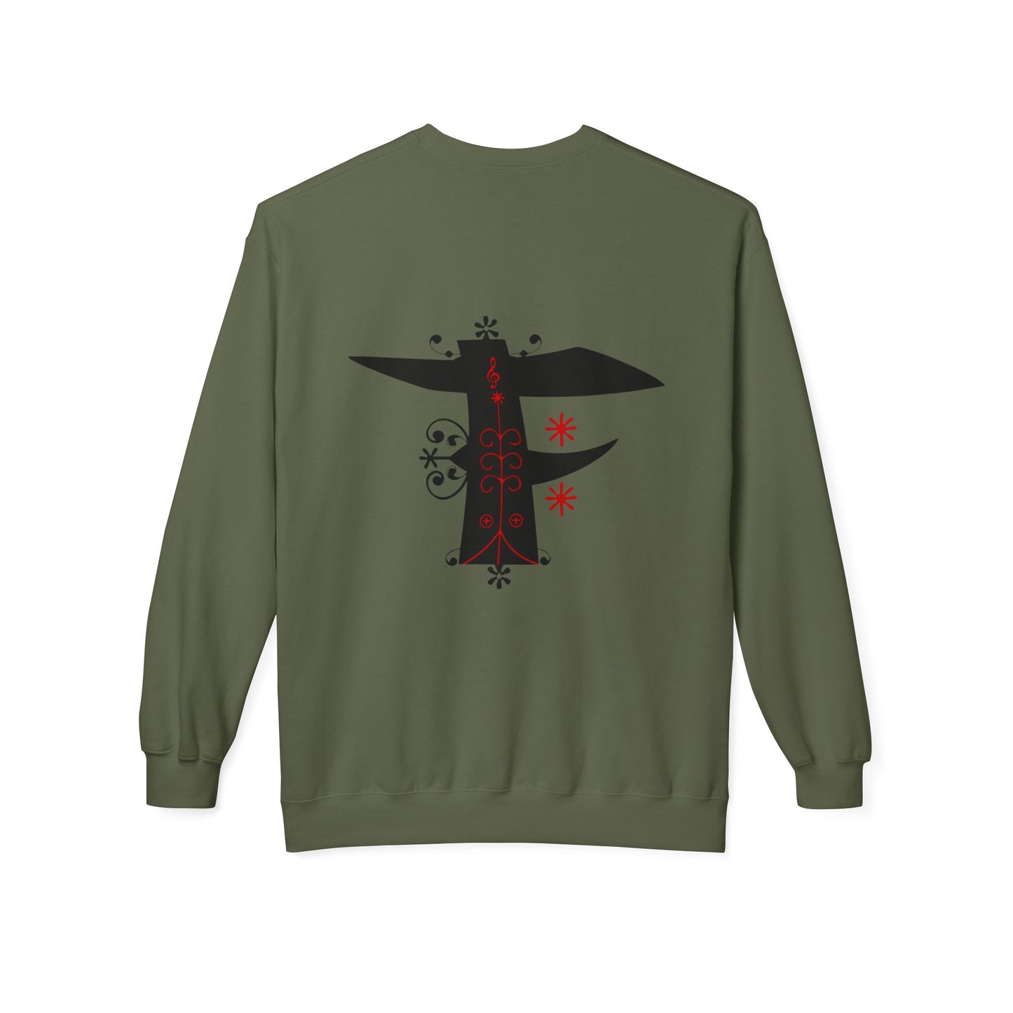shirt local Cultural Vibes Crewneck Sweatshirt, Unisex Fleece Sweater, Ethnic Apparel, Holiday Gift, Cozy Fashion