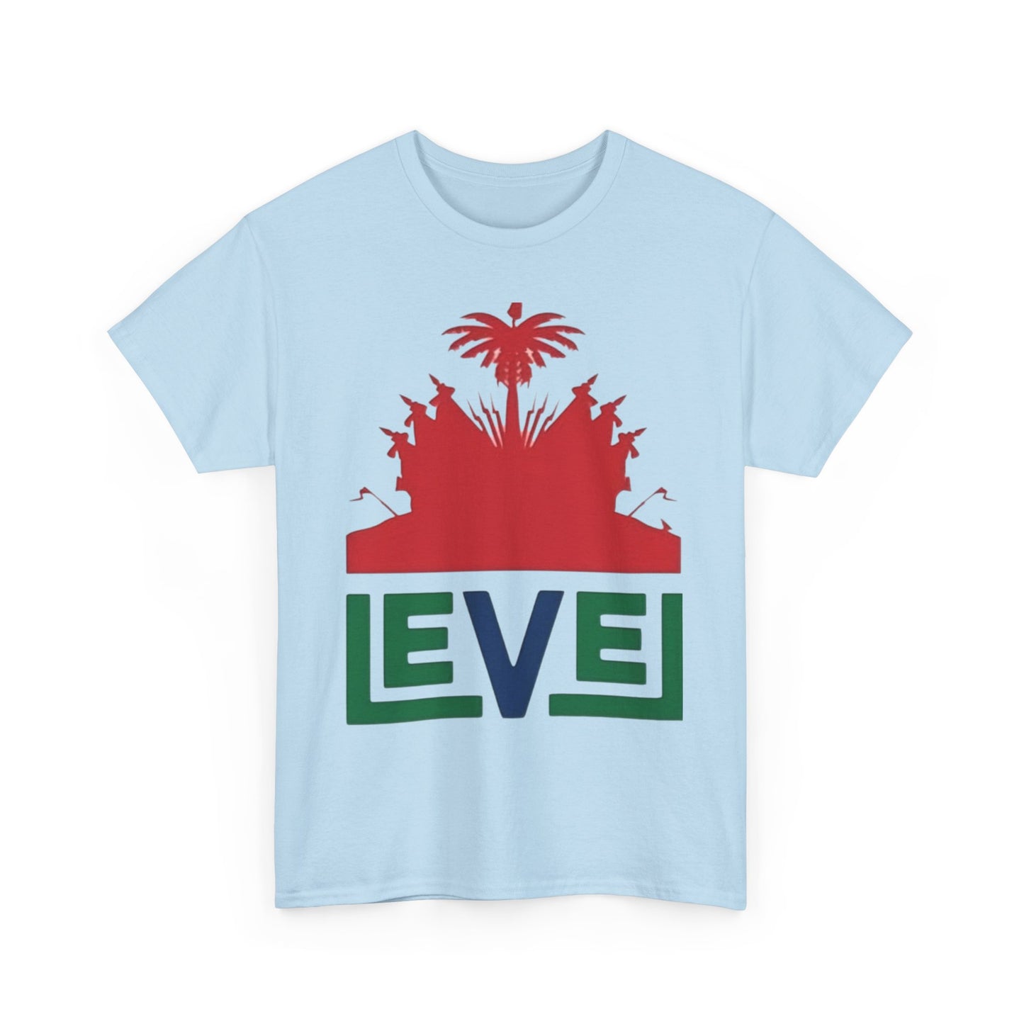Tropical Vibes Unisex Heavy Cotton Tee with Graphic Design, Casual Wear, Summer Fashion, Beachwear, Gift Idea