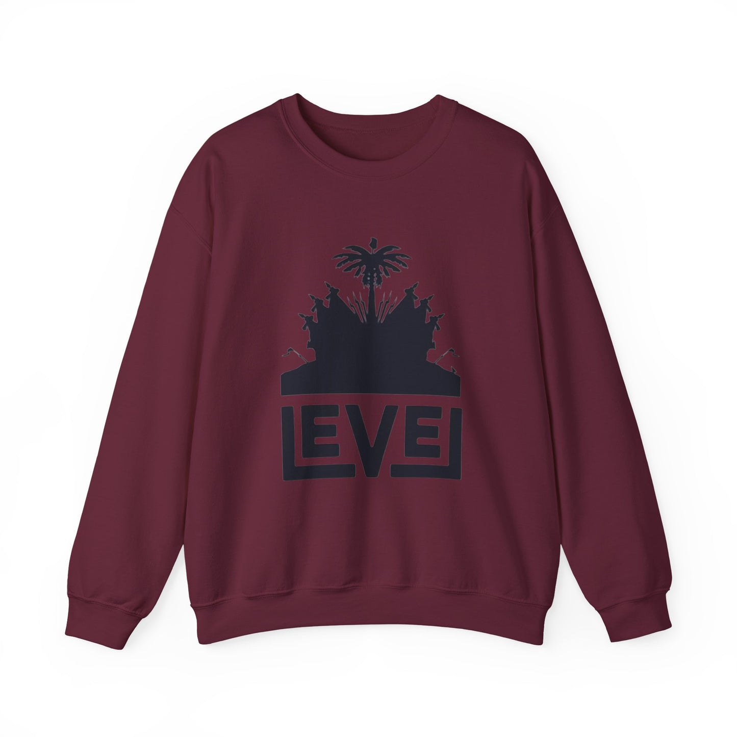 Urban Level Vibe Crewneck Sweatshirt | Unisex Casual Wear, Trendy Layering, Gift for Him/Her, Street Style, Everyday Comfort