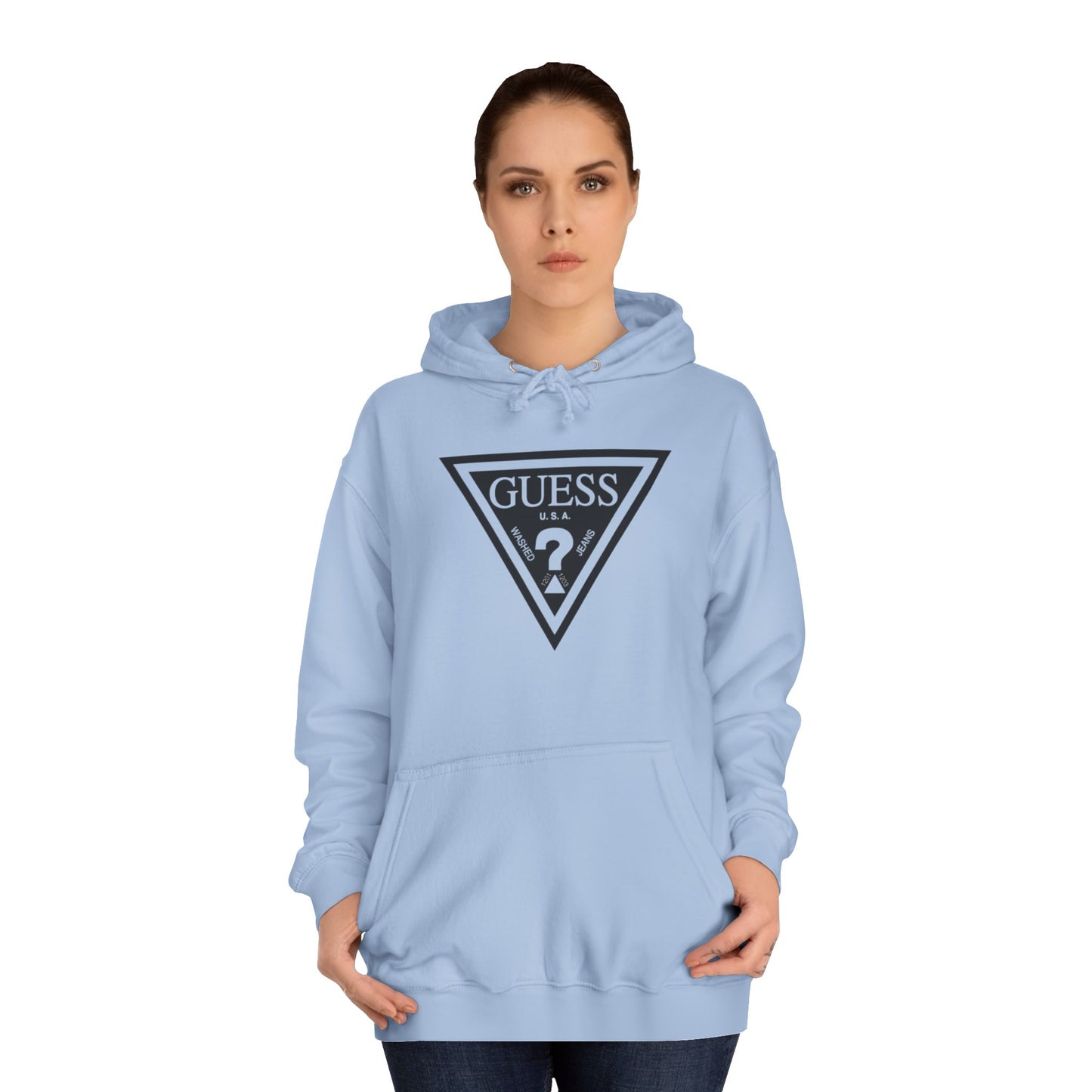 Unisex College Hoodie - Classic Guess Design