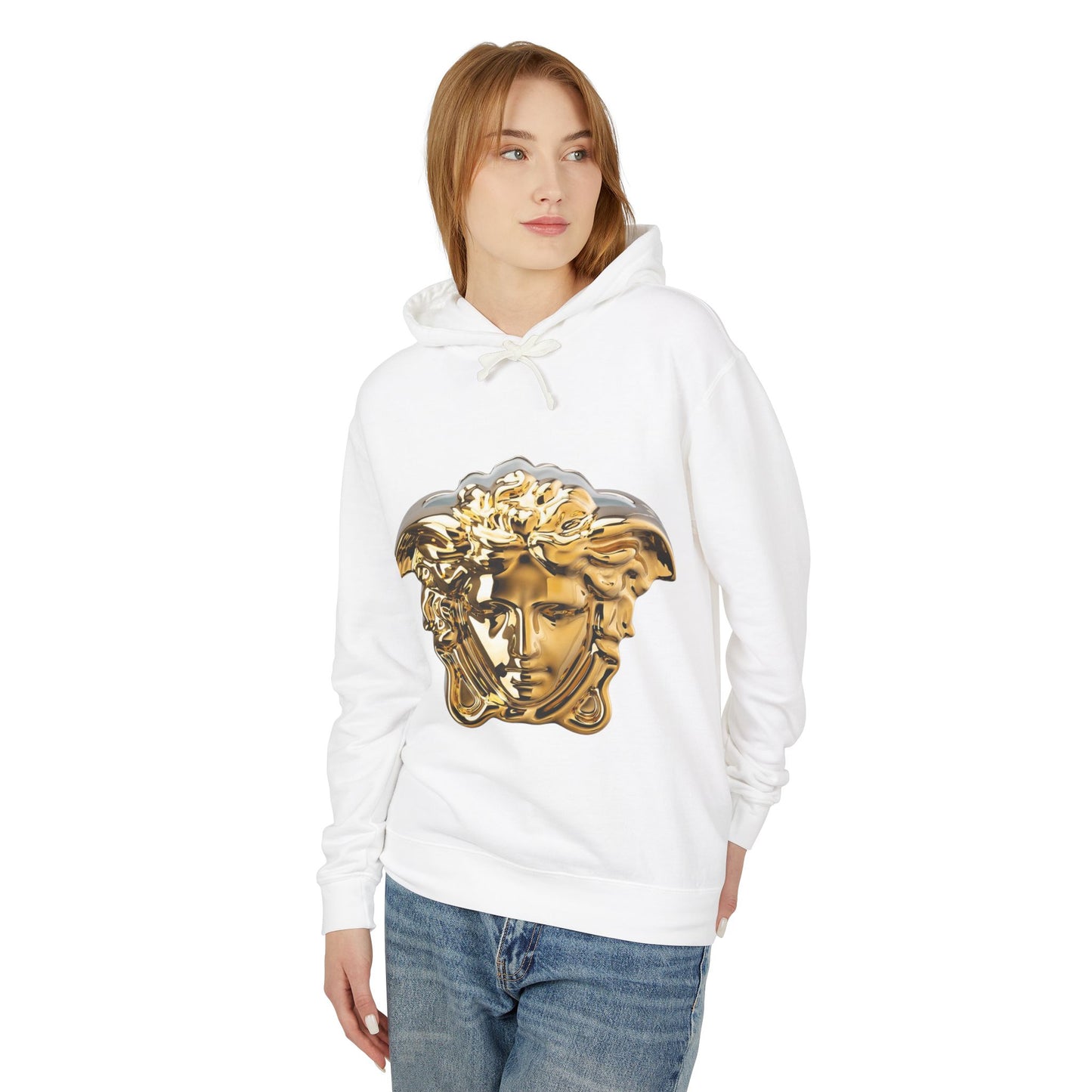 Chic Designer Hoodie with Versace Inspired Design, Luxury Sweatshirt, Fashion Layering Piece, Gift for Trendsetters, Unisex Casual Wear