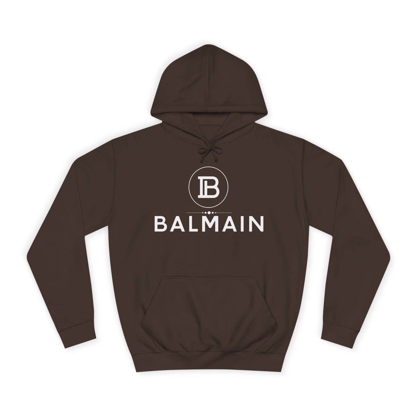 Stylish Unisex College Hoodie with BALMAIN Logo