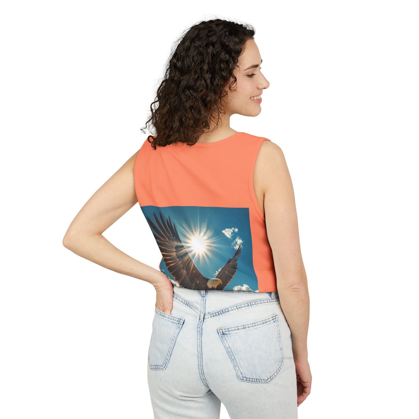 Eagle Sunflight Tank Top — Soaring Eagle Graphic Tank