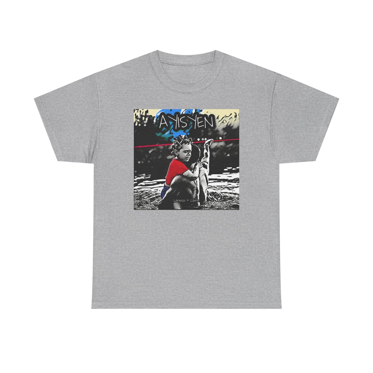 Artistic Graphic Unisex Tee, Relaxed Cotton T-Shirt for Art Lovers, Unique Gift Idea, Everyday Wear, Photography Enthusiast Shirt