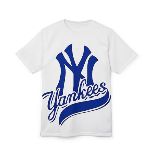 Yankees Script Logo Tee — Vintage Baseball Fan Shirt