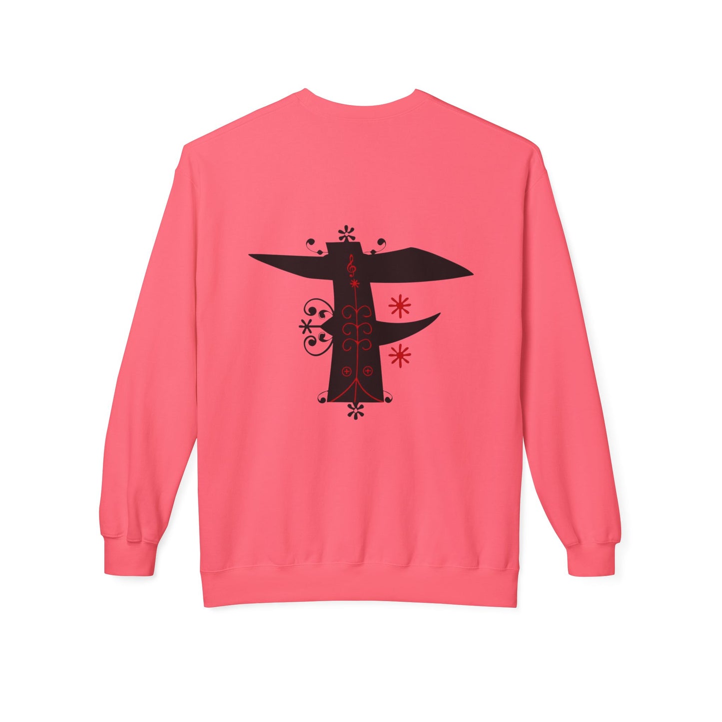 shirt local Cultural Vibes Crewneck Sweatshirt, Unisex Fleece Sweater, Ethnic Apparel, Holiday Gift, Cozy Fashion