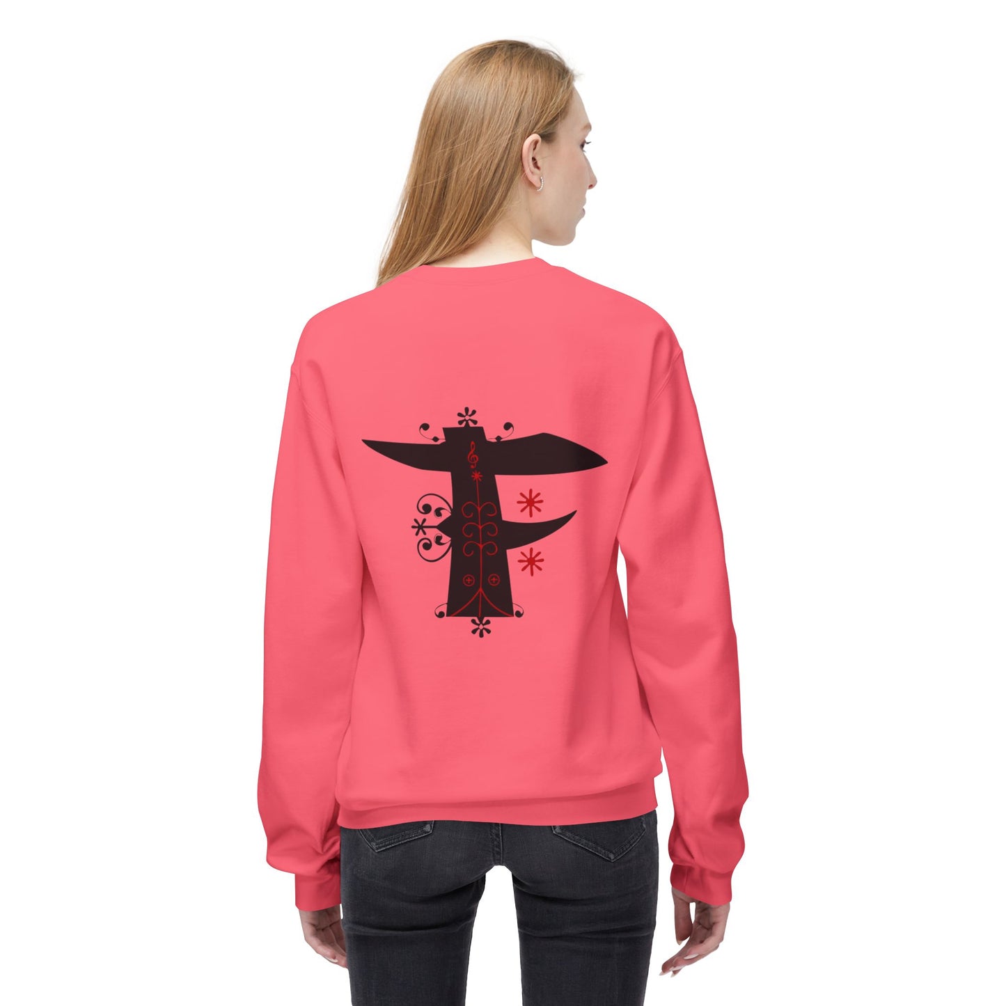 shirt local Cultural Vibes Crewneck Sweatshirt, Unisex Fleece Sweater, Ethnic Apparel, Holiday Gift, Cozy Fashion
