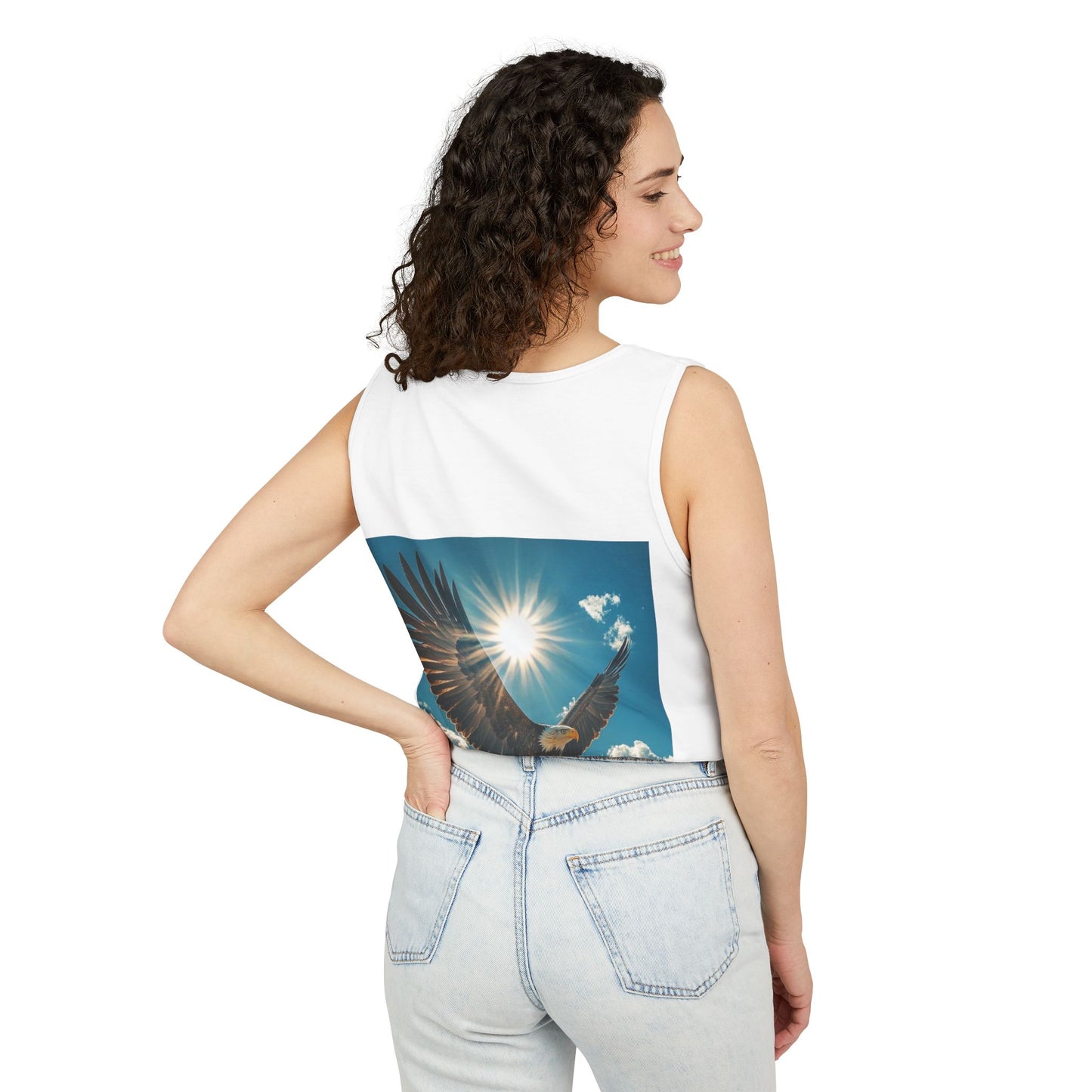 Eagle Sunflight Tank Top — Soaring Eagle Graphic Tank