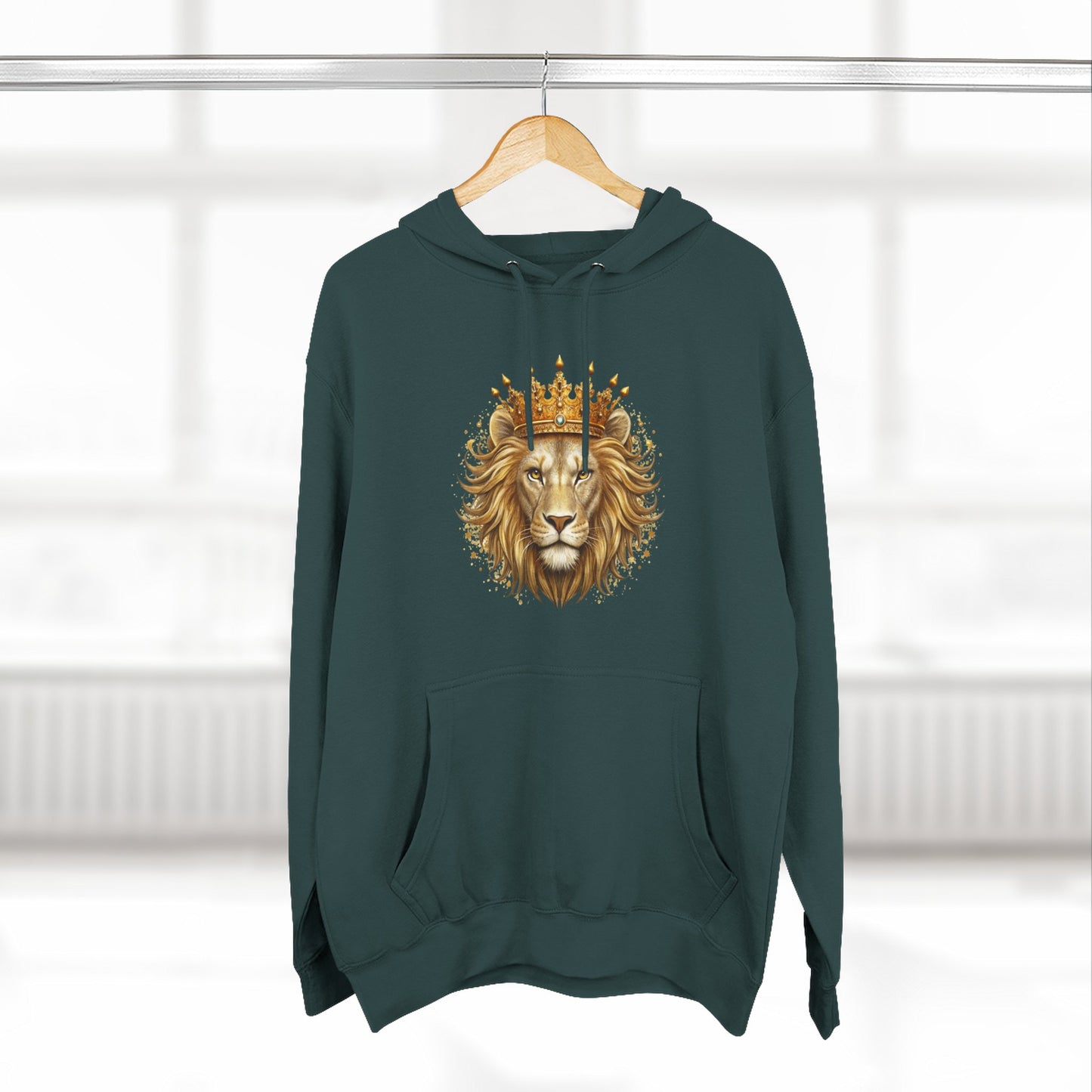 Lion King Crown Hoodie – Regal Lion Graphic Pullover