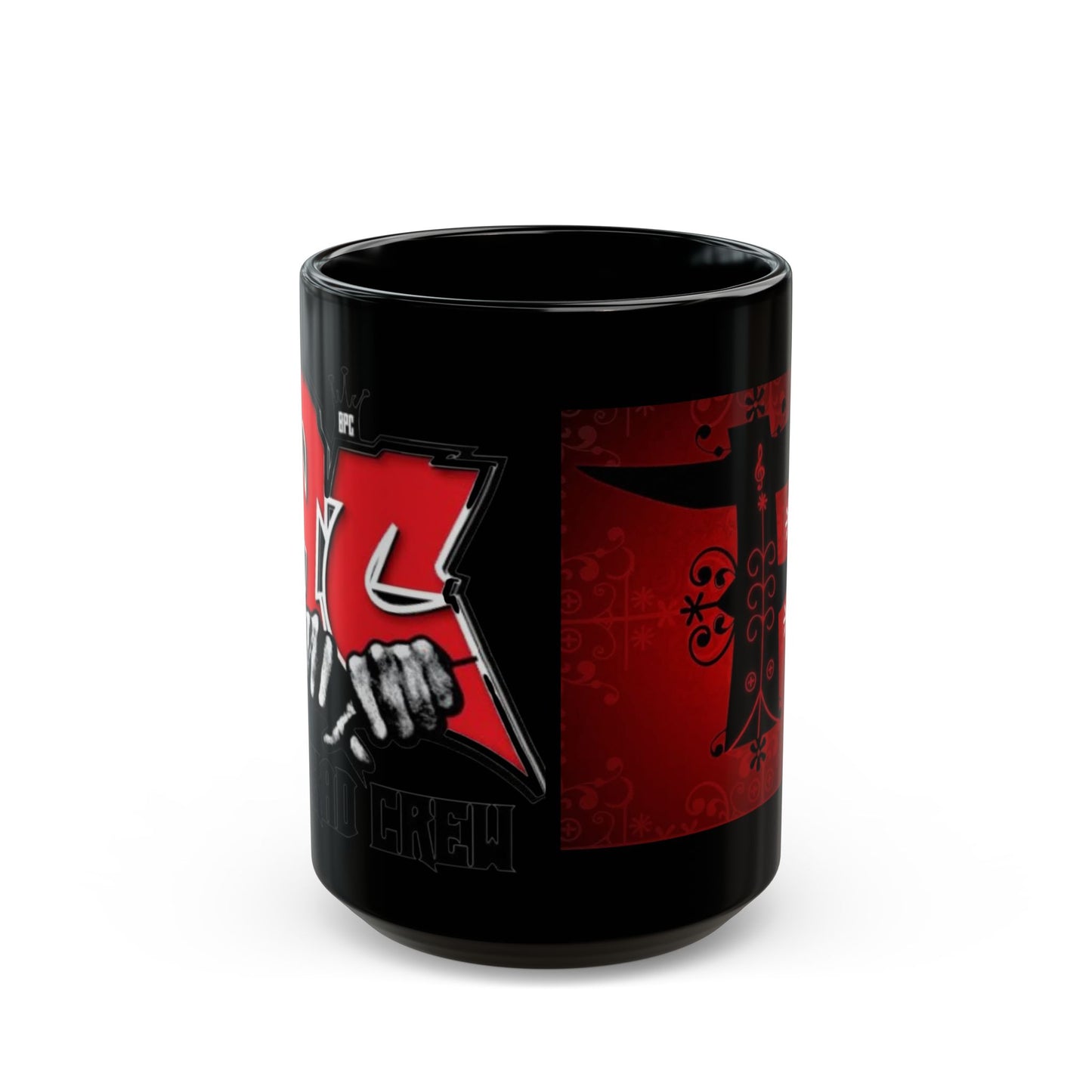 Bold Graphic Black Mug - Perfect for Coffee Lovers, Gift for Friends, Unique Kitchen Decor, Rock Music Enthusiast, Gift for Birthdays, [...]