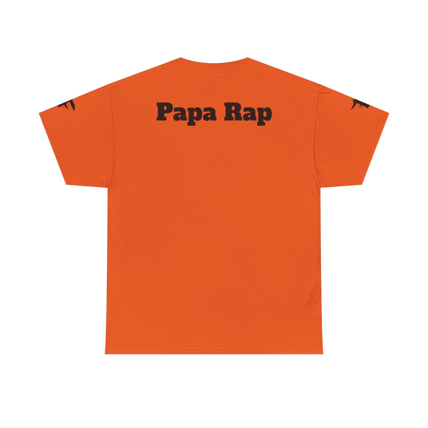 Festive Papa Rap Unisex Heavy Cotton Tee | Holiday Gift, Casual Wear, Graphic Tee, Family Celebration Shirt, Unique Gift for Dads