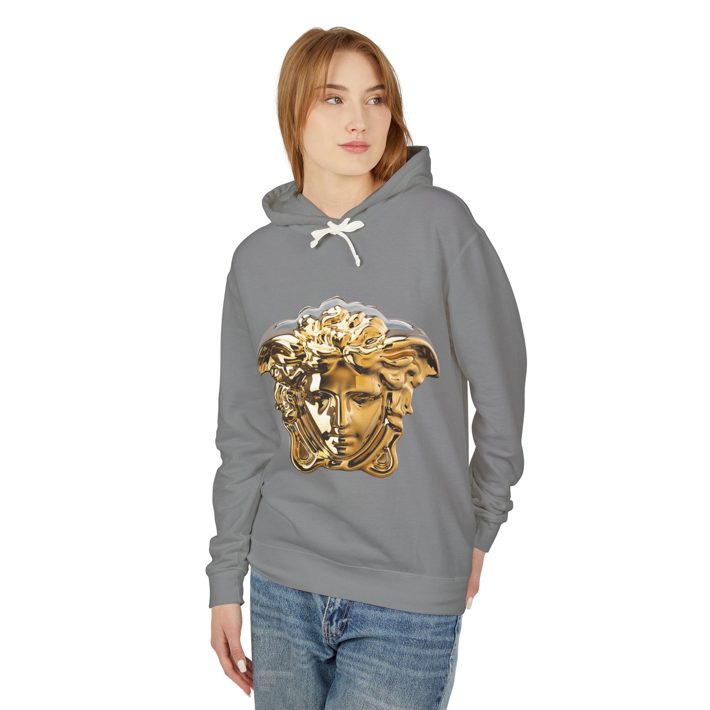 Chic Designer Hoodie with Versace Inspired Design, Luxury Sweatshirt, Fashion Layering Piece, Gift for Trendsetters, Unisex Casual Wear