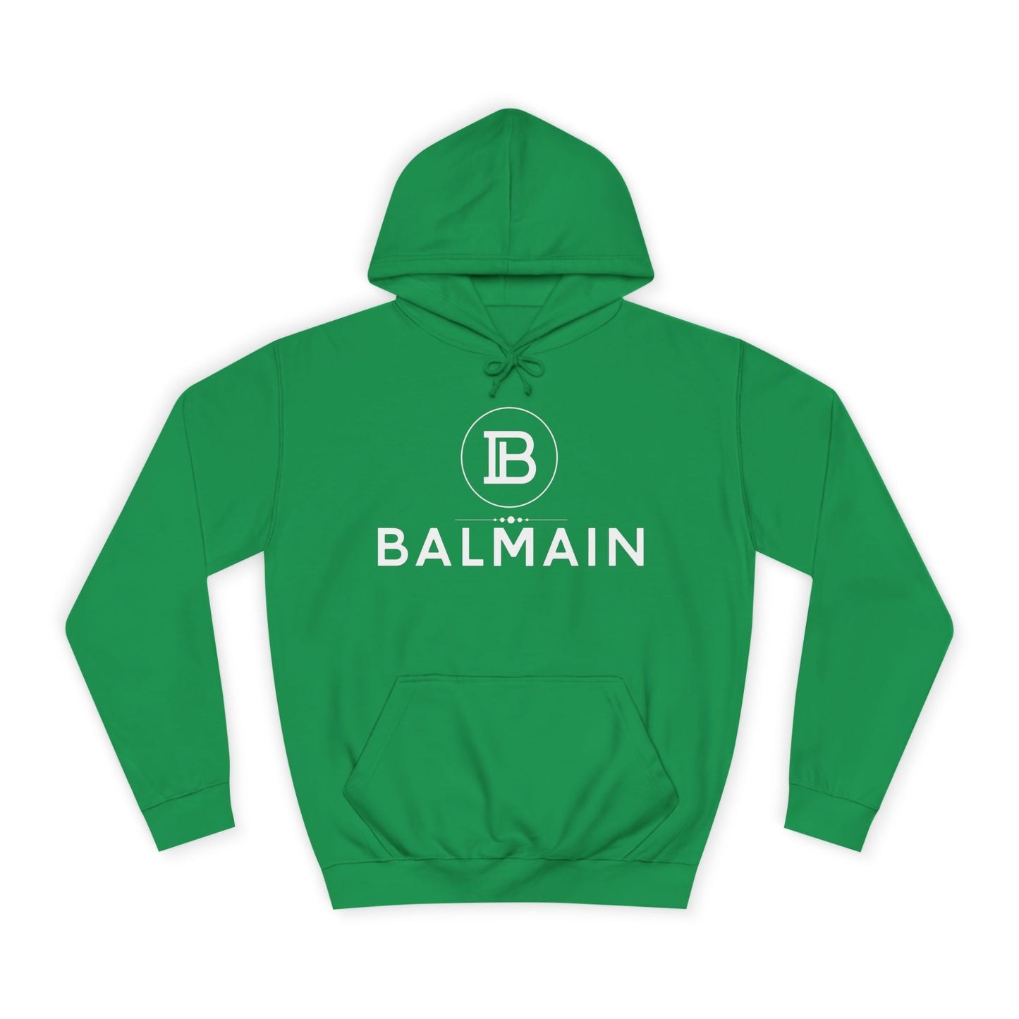 Stylish Unisex College Hoodie with BALMAIN Logo