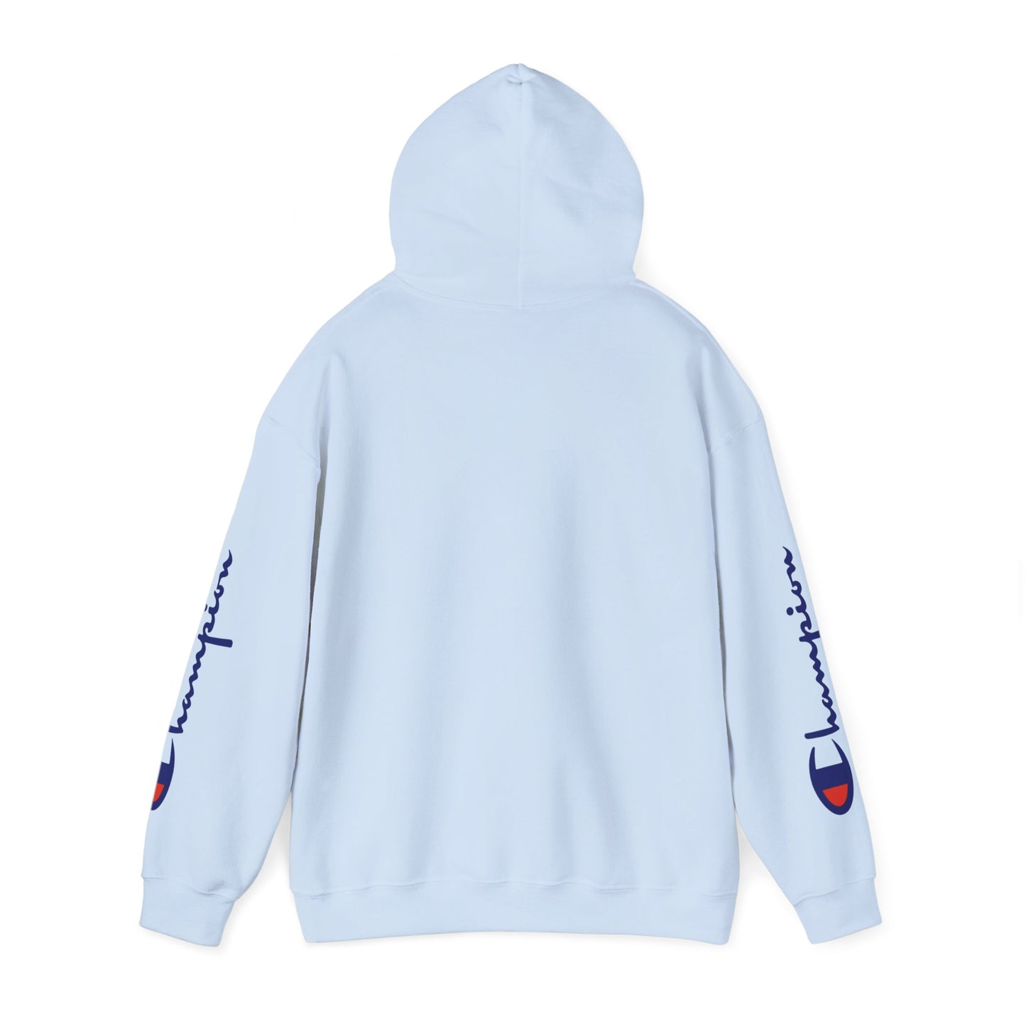 Champion Logo Unisex Hoodie, Cozy Streetwear Sweatshirt, Casual Layering Top, Gift for Him/Her, Everyday Comfort Wear