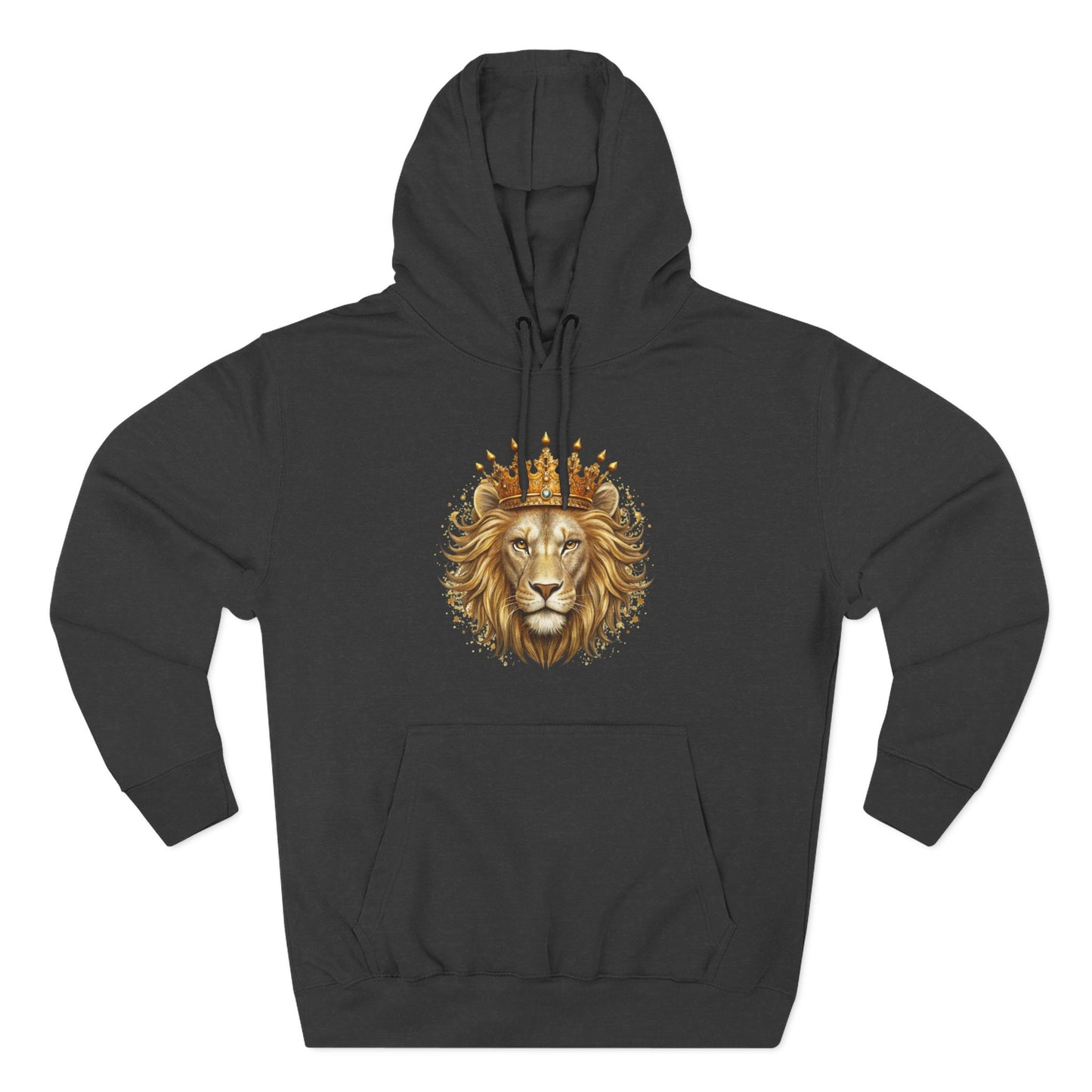 Lion King Crown Hoodie – Regal Lion Graphic Pullover