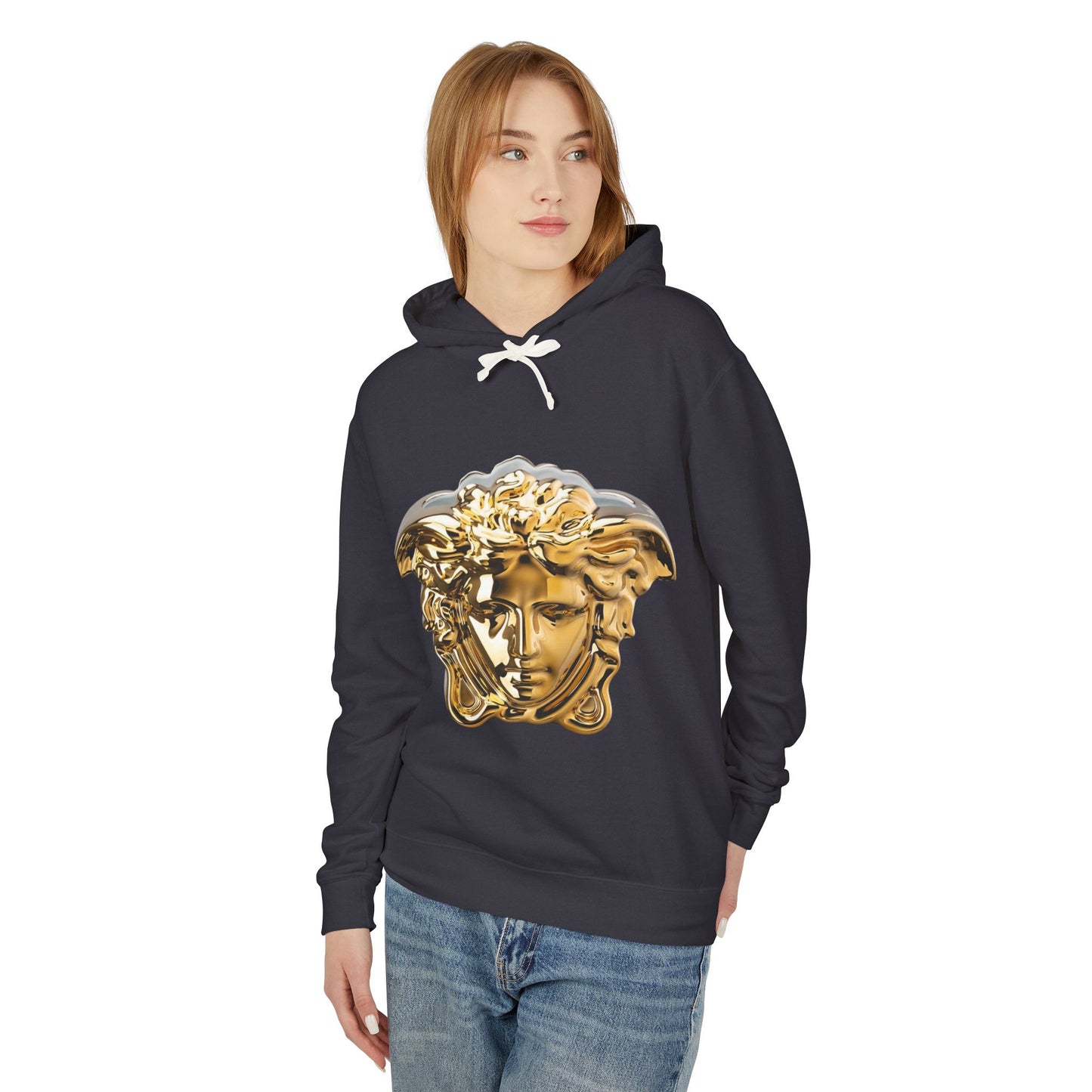 Chic Designer Hoodie with Versace Inspired Design, Luxury Sweatshirt, Fashion Layering Piece, Gift for Trendsetters, Unisex Casual Wear