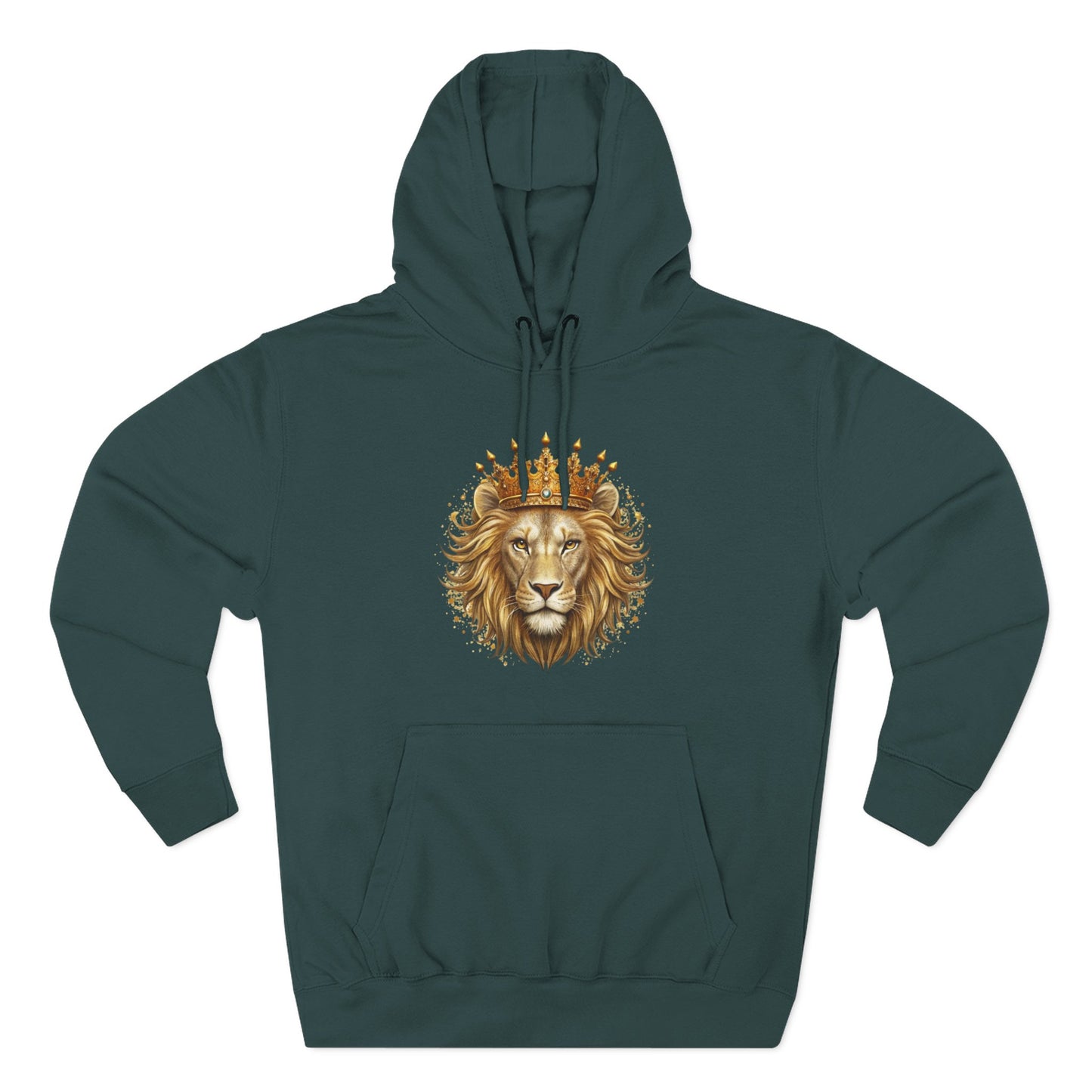 Lion King Crown Hoodie – Regal Lion Graphic Pullover