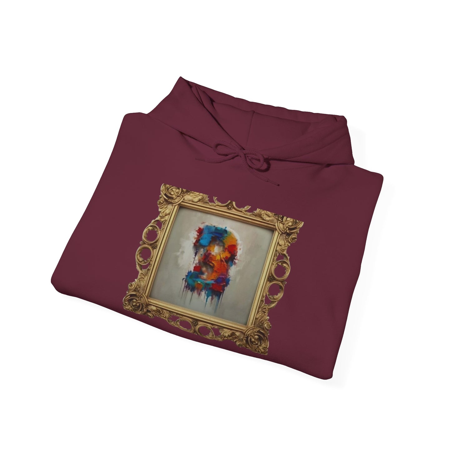 Colorful Art Hoodie, Unisex Heavy Blend Sweatshirt, Unique Gift for Art Lovers, Casual Wear, Cozy Winter Layer
