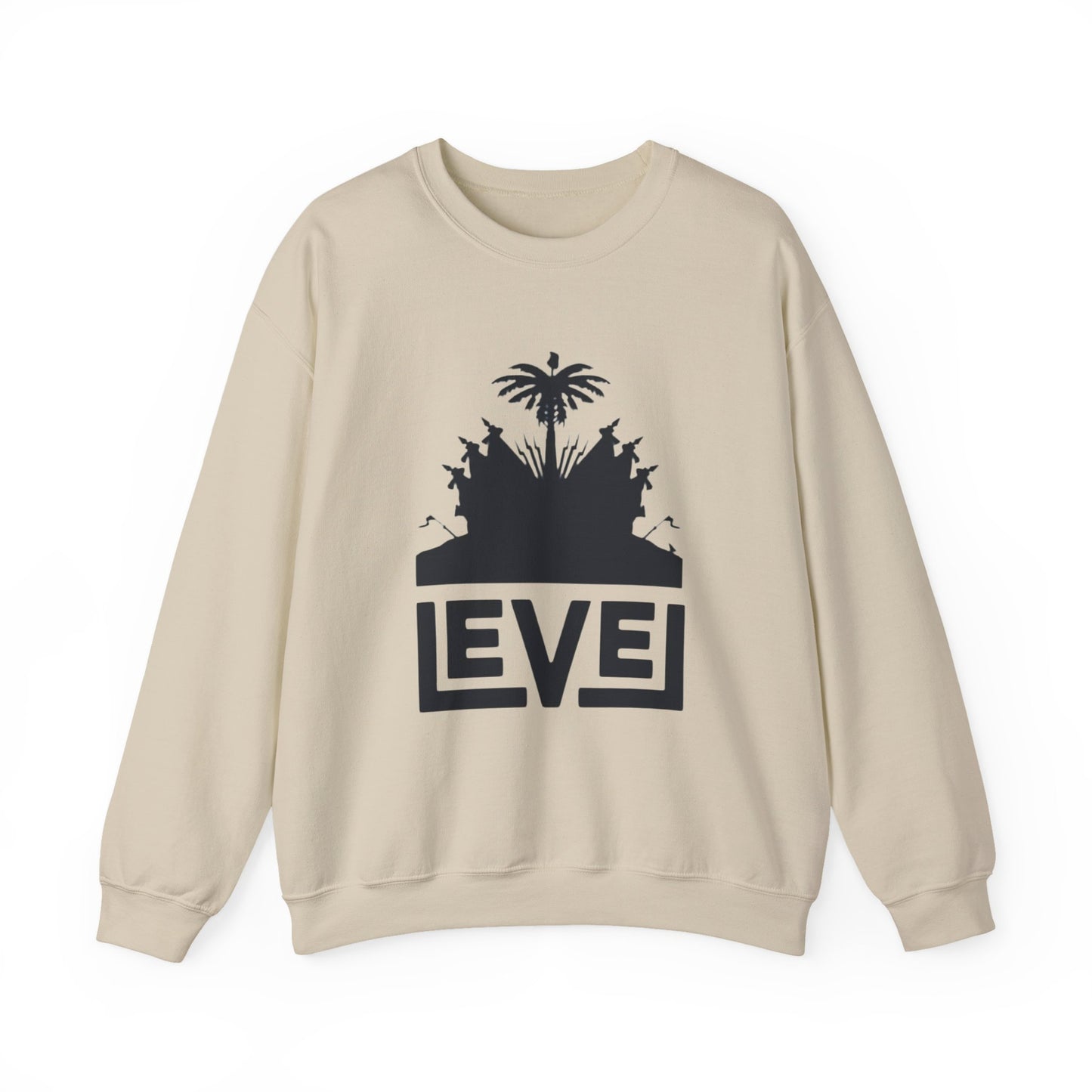 Urban Level Vibe Crewneck Sweatshirt | Unisex Casual Wear, Trendy Layering, Gift for Him/Her, Street Style, Everyday Comfort