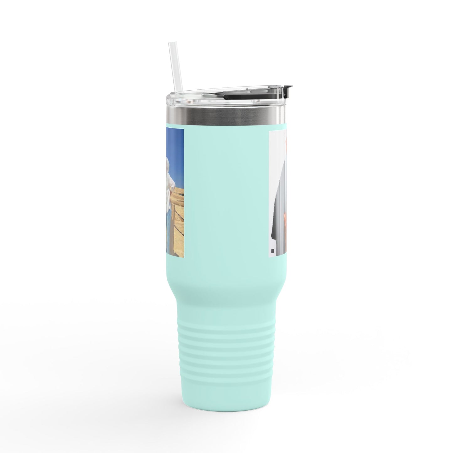 Chic Insulated Travel Mug, Stylish Hydration, 40oz Coffee Cup for Trendsetters, Perfect for Travel, Gifts for Her