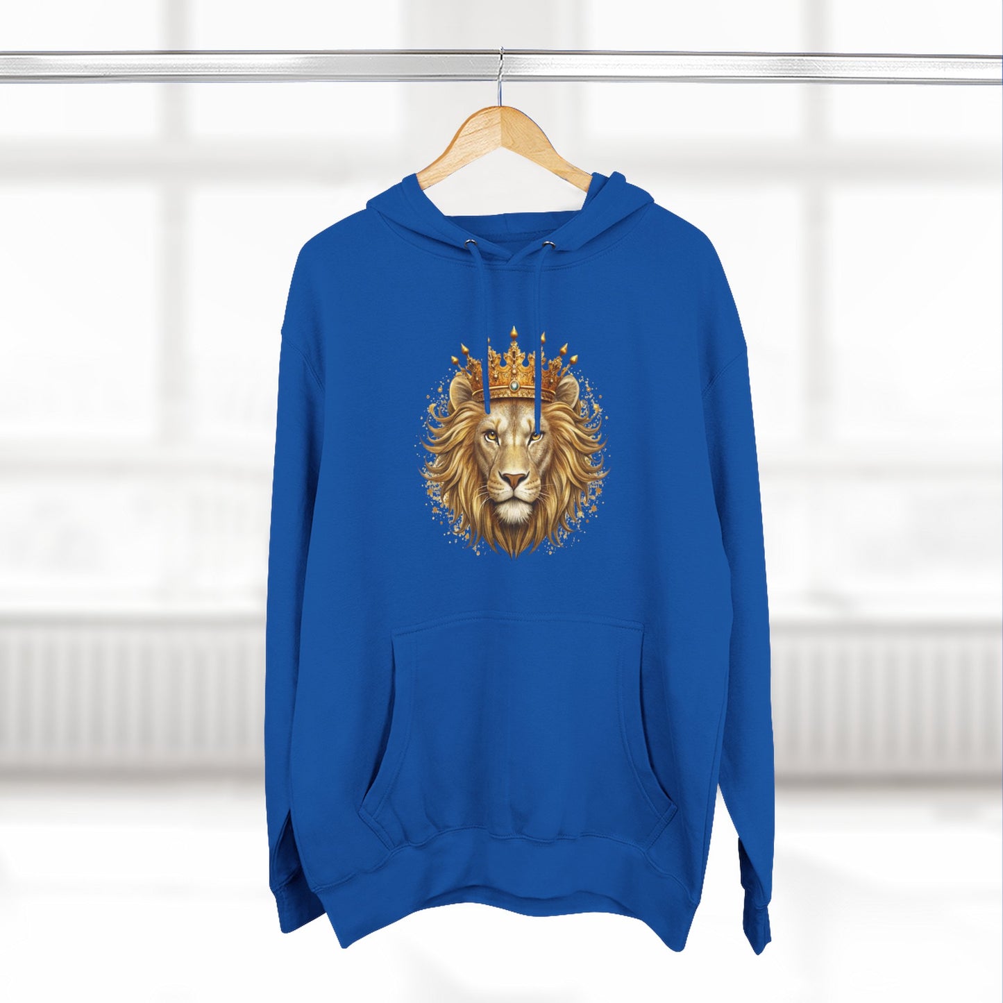 Lion King Crown Hoodie – Regal Lion Graphic Pullover