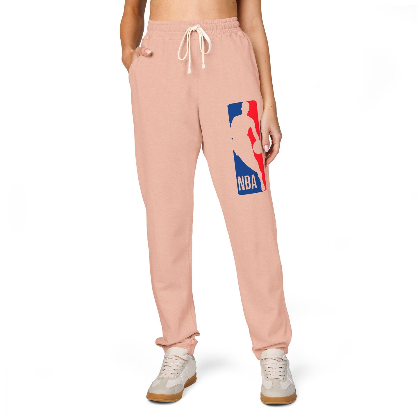 NBA Inspired Unisex Fleece Sweatpants, Casual Lounge Wear, Sports Fan Gift, Athleisure Style, Comfortable Sweatpants