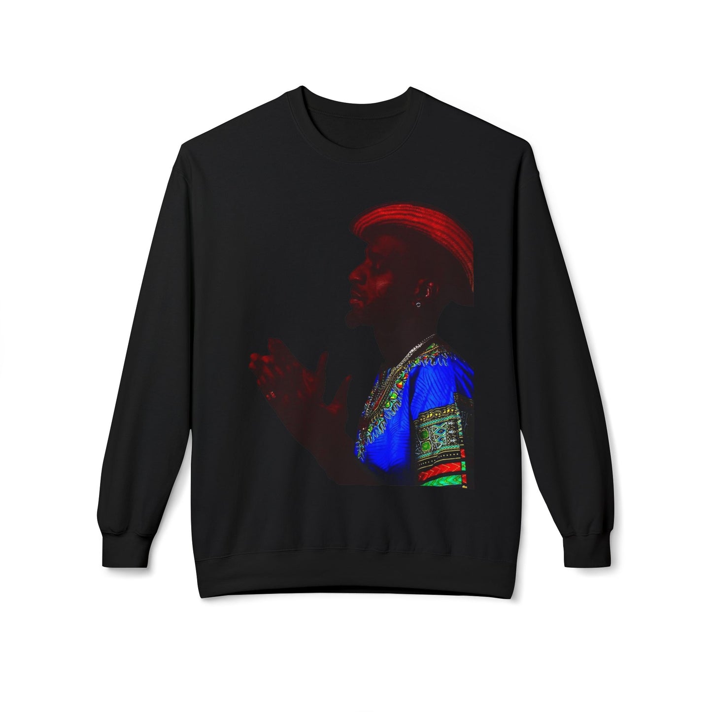 shirt local Cultural Vibes Crewneck Sweatshirt, Unisex Fleece Sweater, Ethnic Apparel, Holiday Gift, Cozy Fashion
