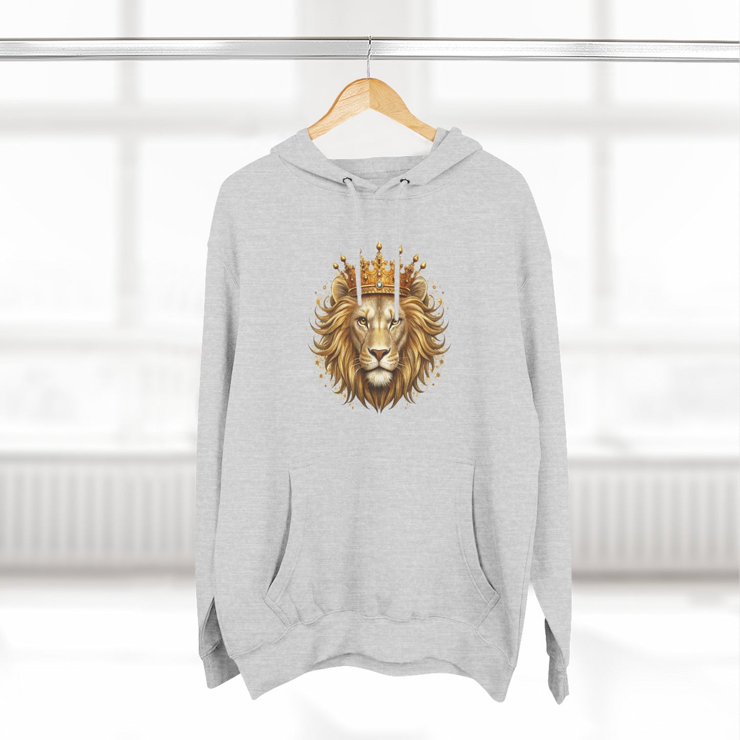 Lion King Crown Hoodie – Regal Lion Graphic Pullover