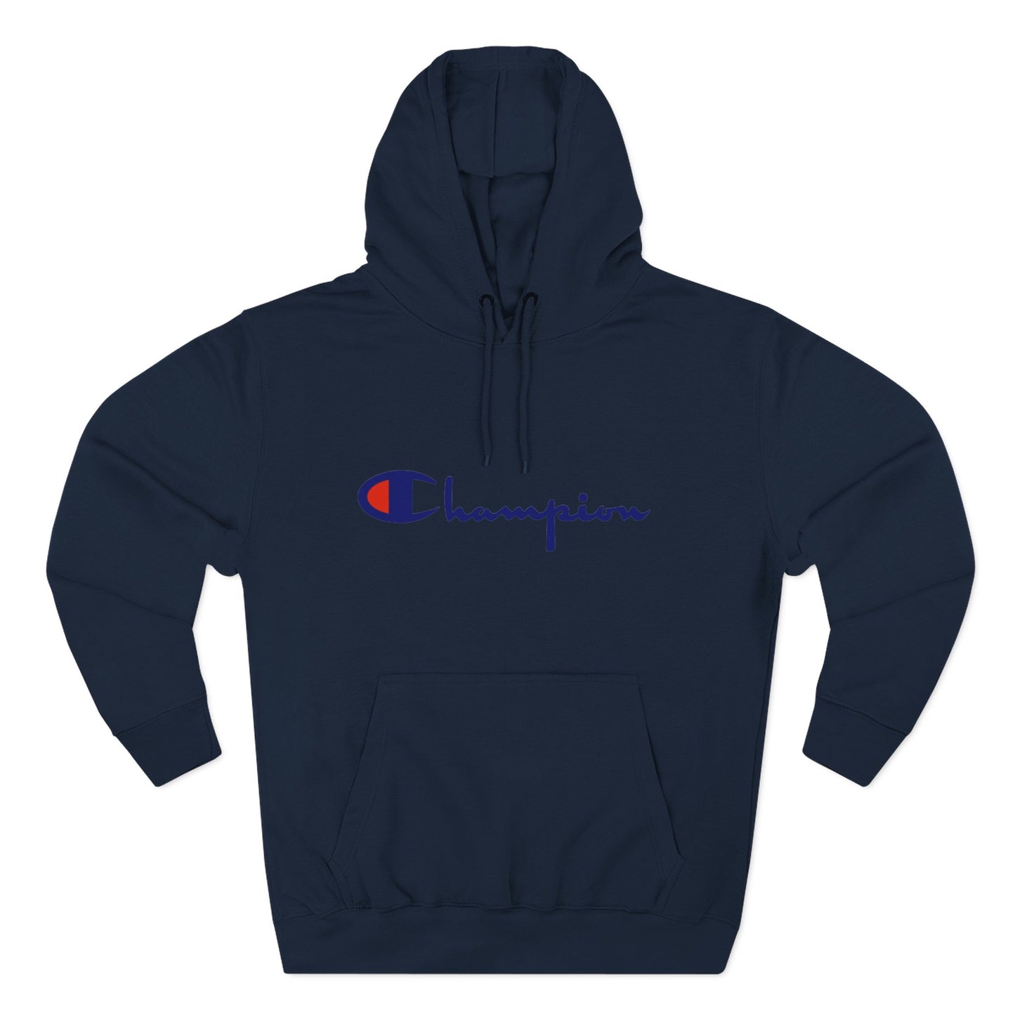 Champion Logo Hoodie – Classic Script Athletic Pullover
