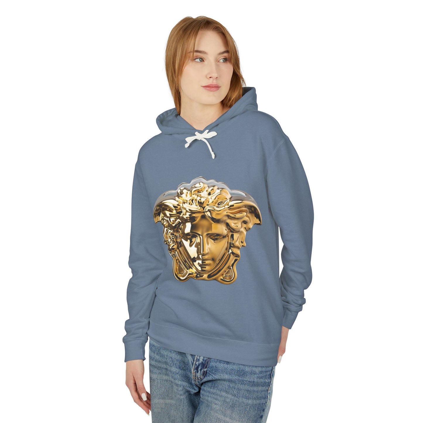 Chic Designer Hoodie with Versace Inspired Design, Luxury Sweatshirt, Fashion Layering Piece, Gift for Trendsetters, Unisex Casual Wear