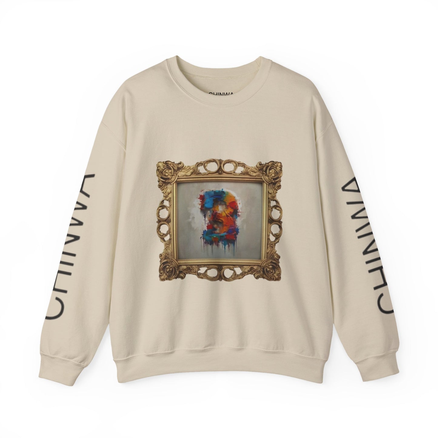 Artistic Unisex Crewneck Sweatshirt - Cozy, Unique Gift for Art Lovers, Casual Wear, Layering Piece, Trendy Fashion Statement