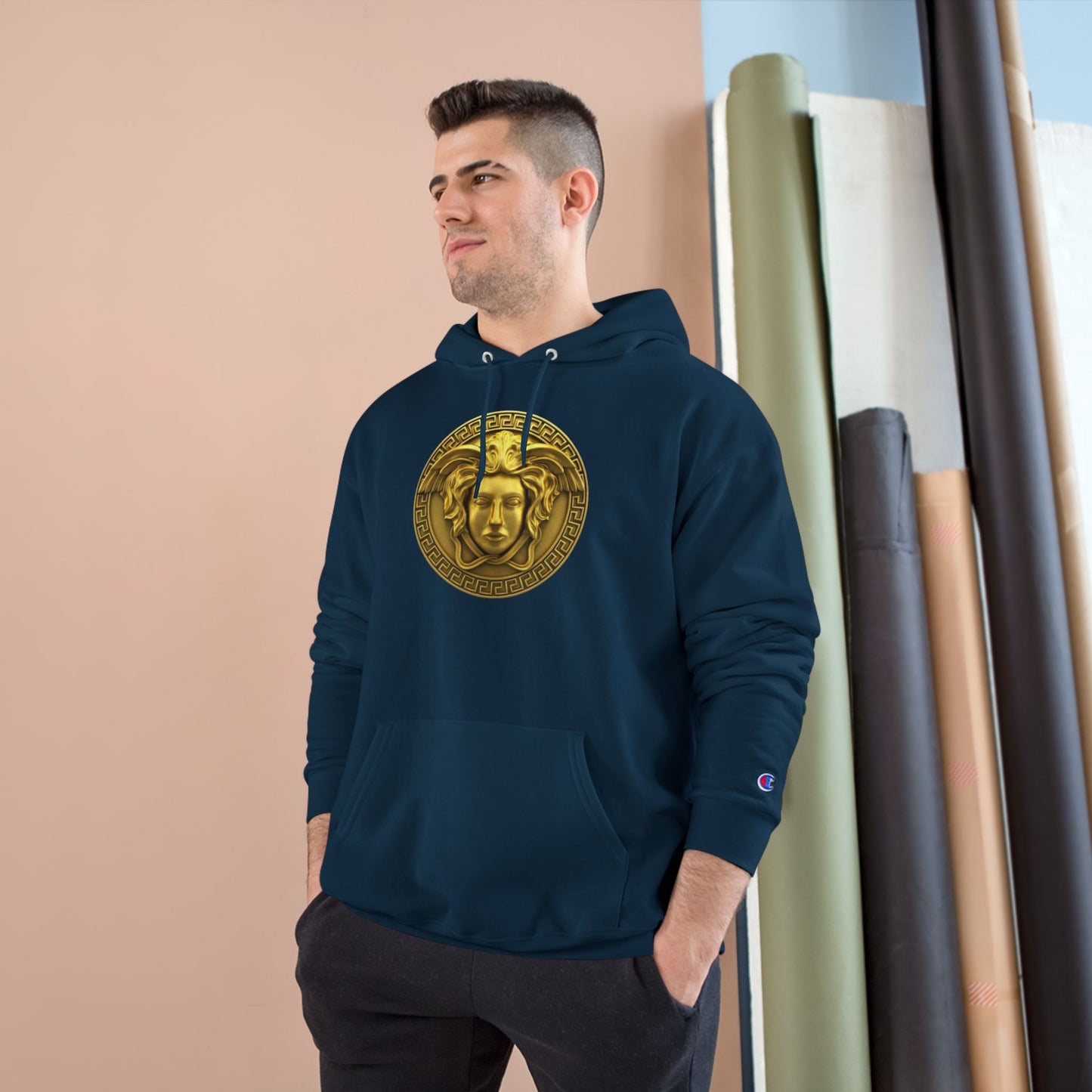 Gold Medusa Champion Hoodie