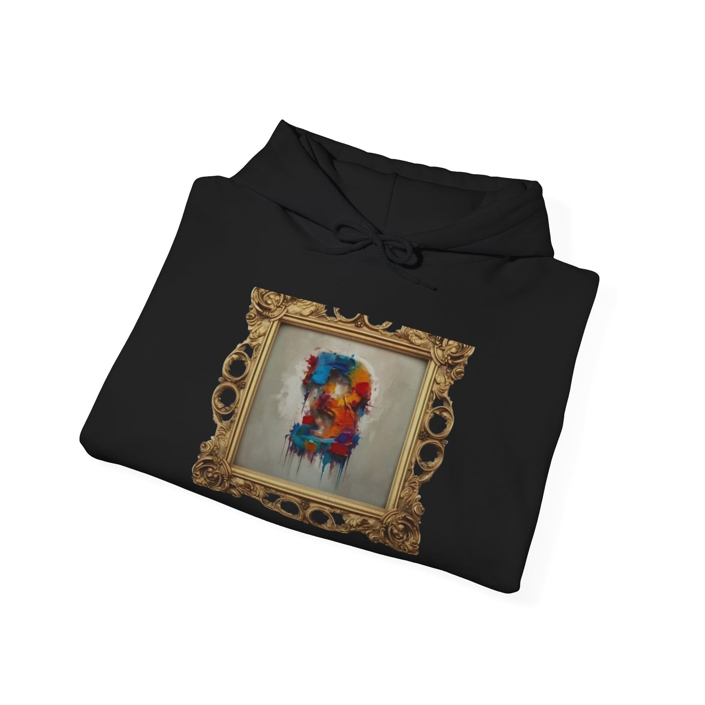 Colorful Art Hoodie, Unisex Heavy Blend Sweatshirt, Unique Gift for Art Lovers, Casual Wear, Cozy Winter Layer