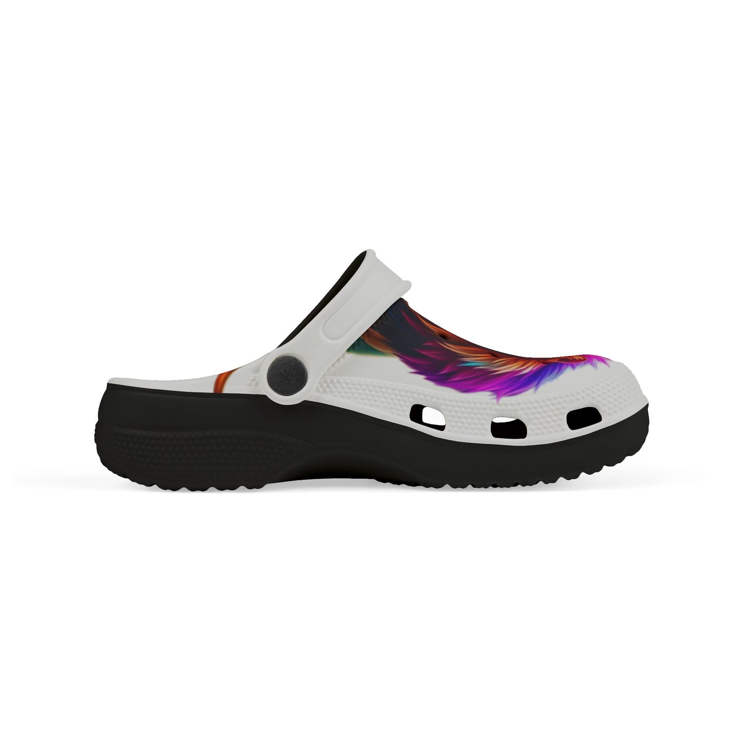 Kids Lion Clogs — Colorful Mane EVA Foam Slip-On Shoes