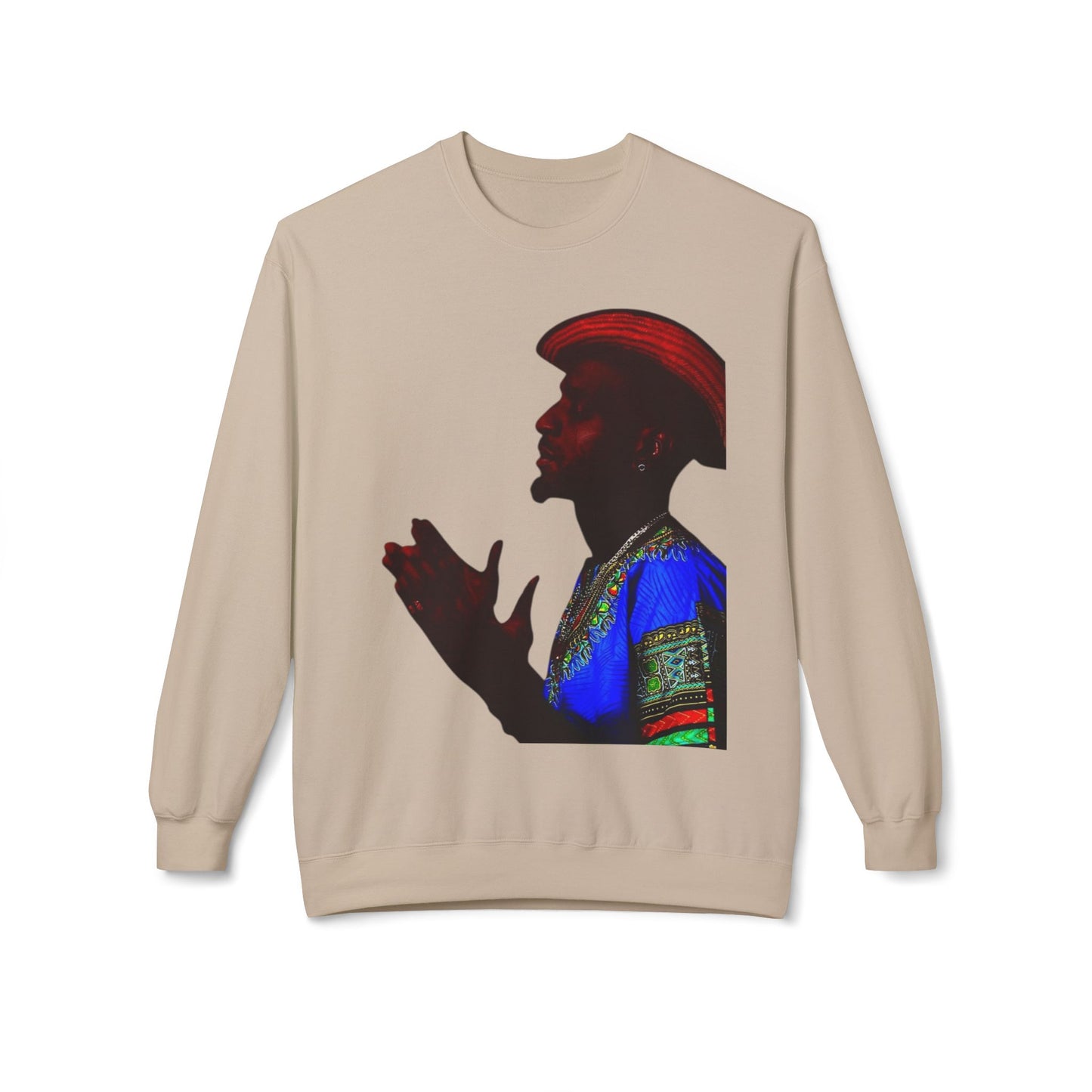 shirt local Cultural Vibes Crewneck Sweatshirt, Unisex Fleece Sweater, Ethnic Apparel, Holiday Gift, Cozy Fashion