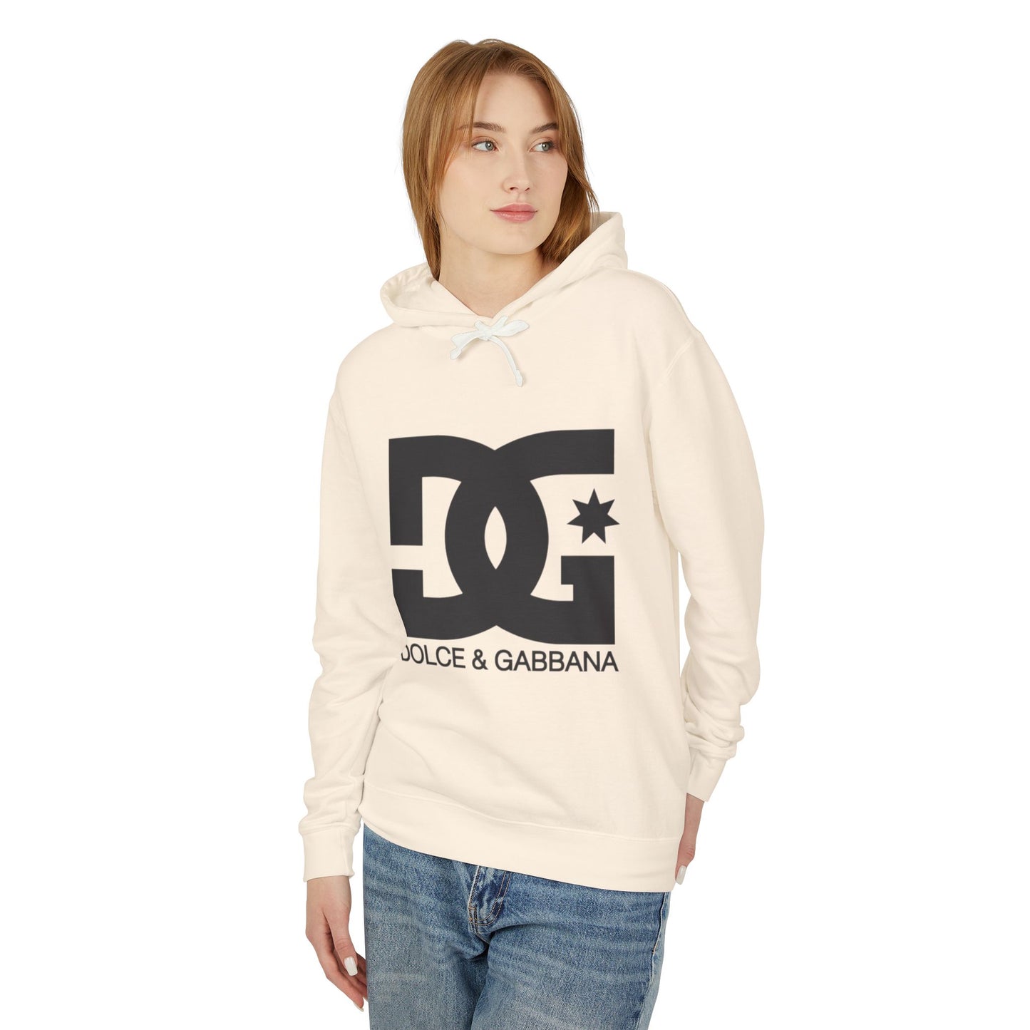 Stylish Unisex Lightweight Hoodie with Dolce & Gabbana Logo, Casual Sweatshirt, Streetwear, Gift for Him or Her, Trendy Layering