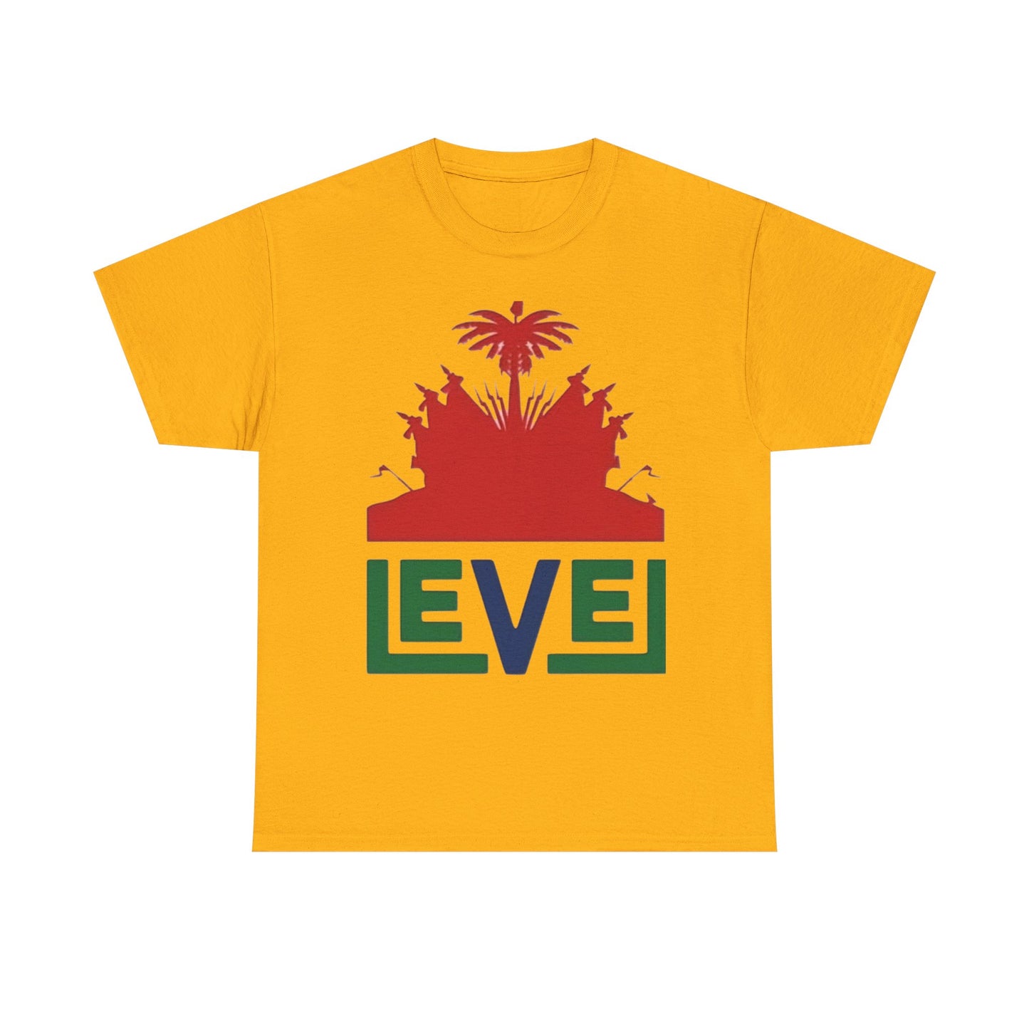 Tropical Vibes Unisex Heavy Cotton Tee with Graphic Design, Casual Wear, Summer Fashion, Beachwear, Gift Idea