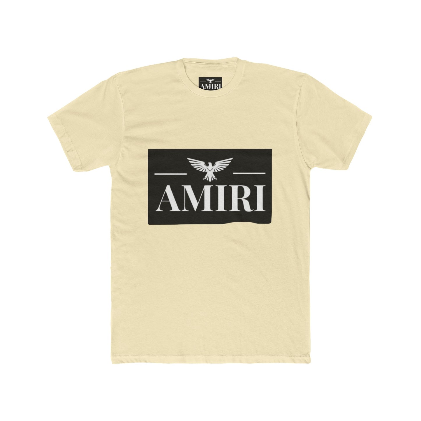 AMIRI Logo Tee — Classic White Cotton Crewneck