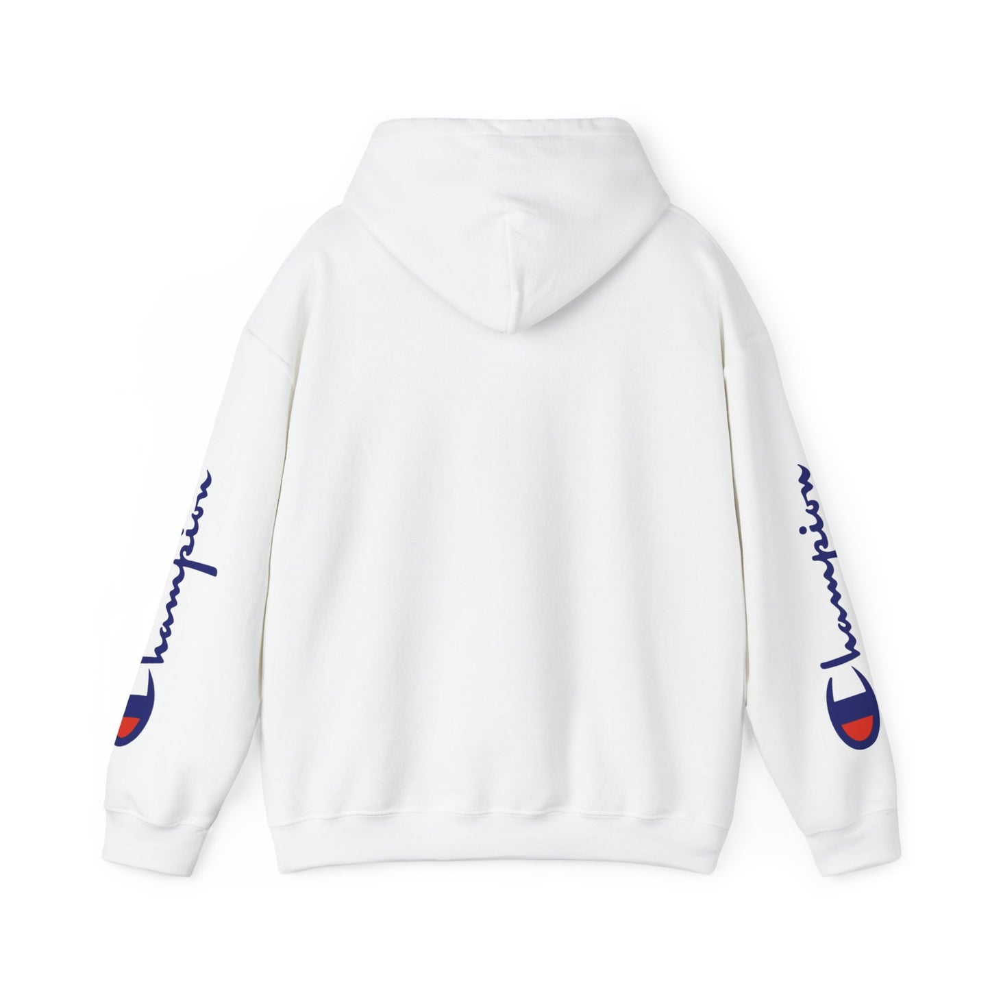 Champion Logo Unisex Hoodie, Cozy Streetwear Sweatshirt, Casual Layering Top, Gift for Him/Her, Everyday Comfort Wear