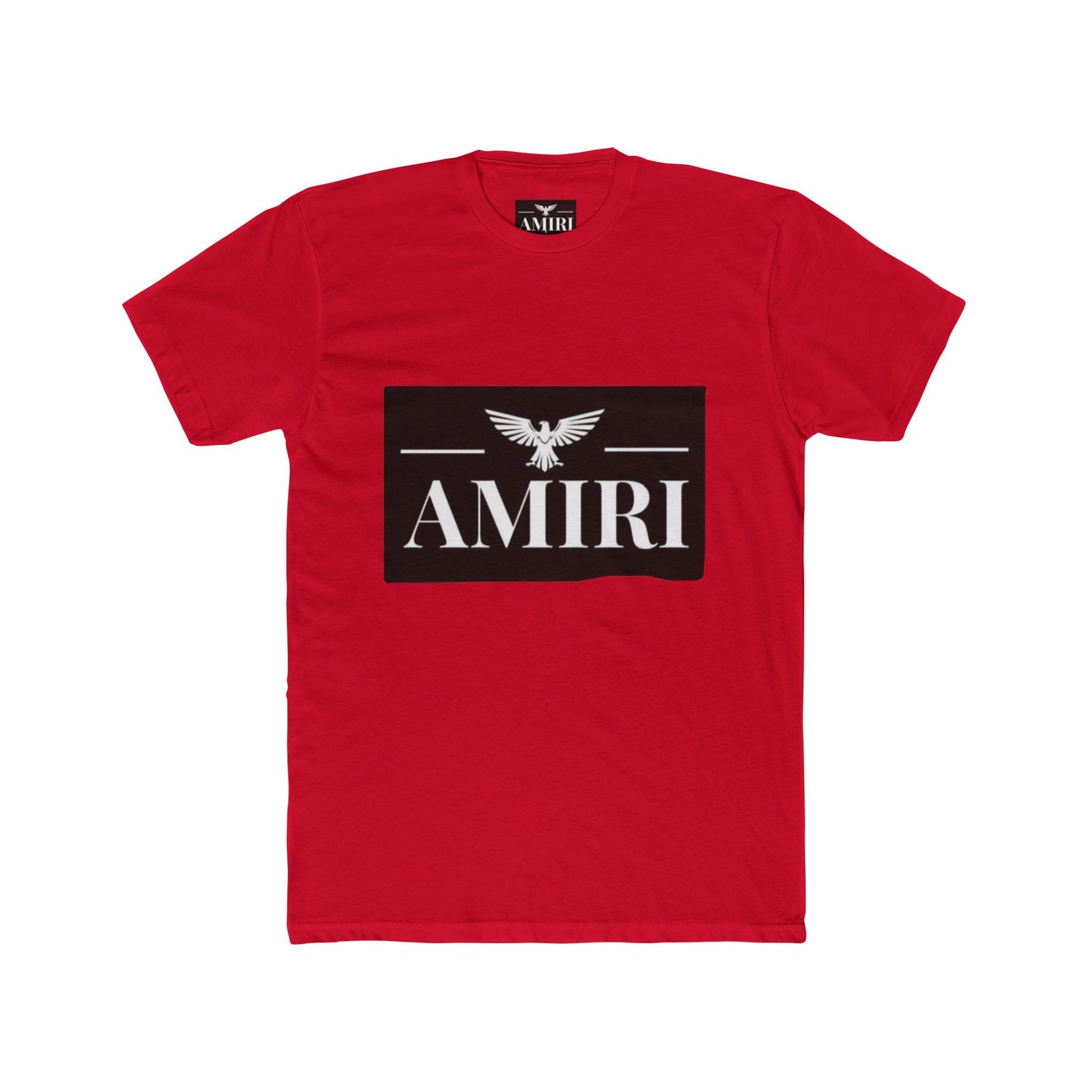 AMIRI Logo Tee — Classic White Cotton Crewneck