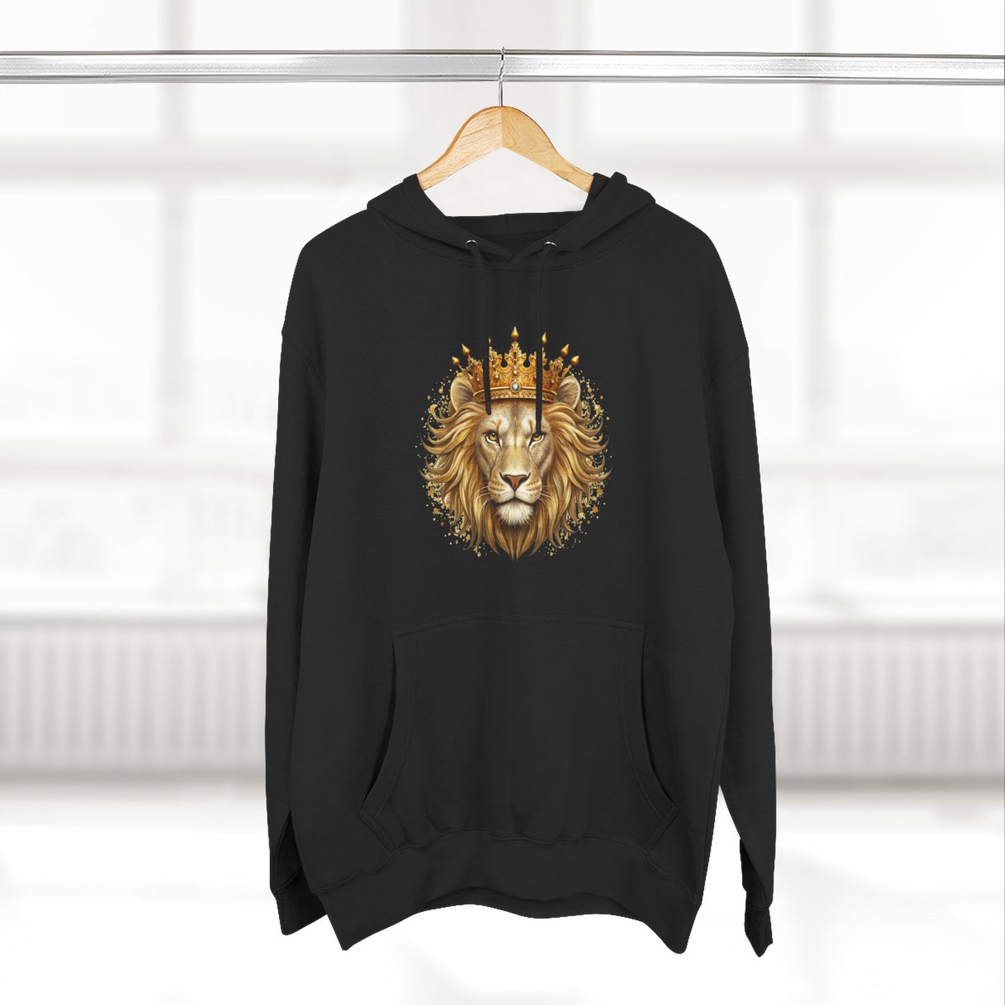 Lion King Crown Hoodie – Regal Lion Graphic Pullover