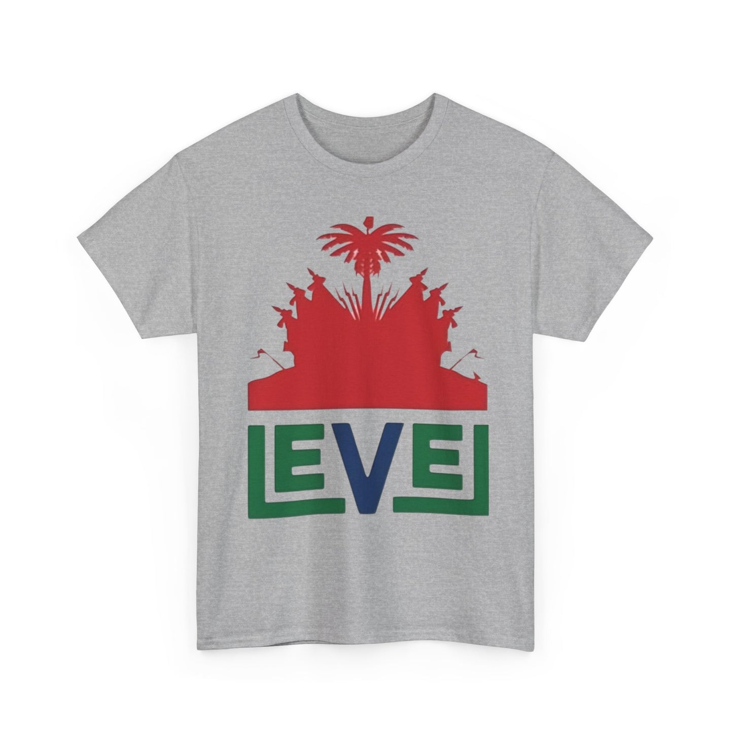 Tropical Vibes Unisex Heavy Cotton Tee with Graphic Design, Casual Wear, Summer Fashion, Beachwear, Gift Idea